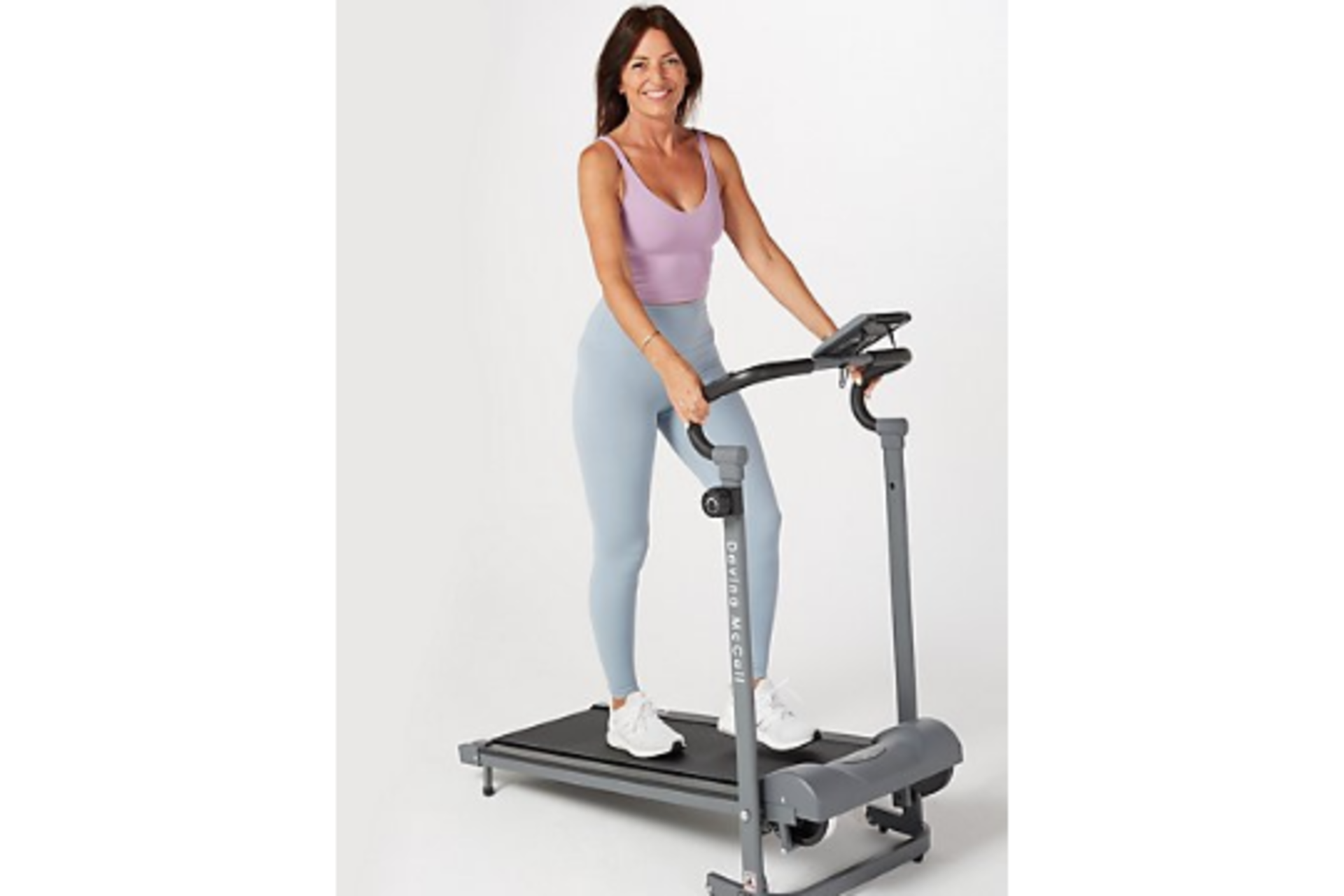 RRP £332 Lot To Contain 1 X Davina Fitness Magnetic Walking Manual Treadmill (Condition Reports