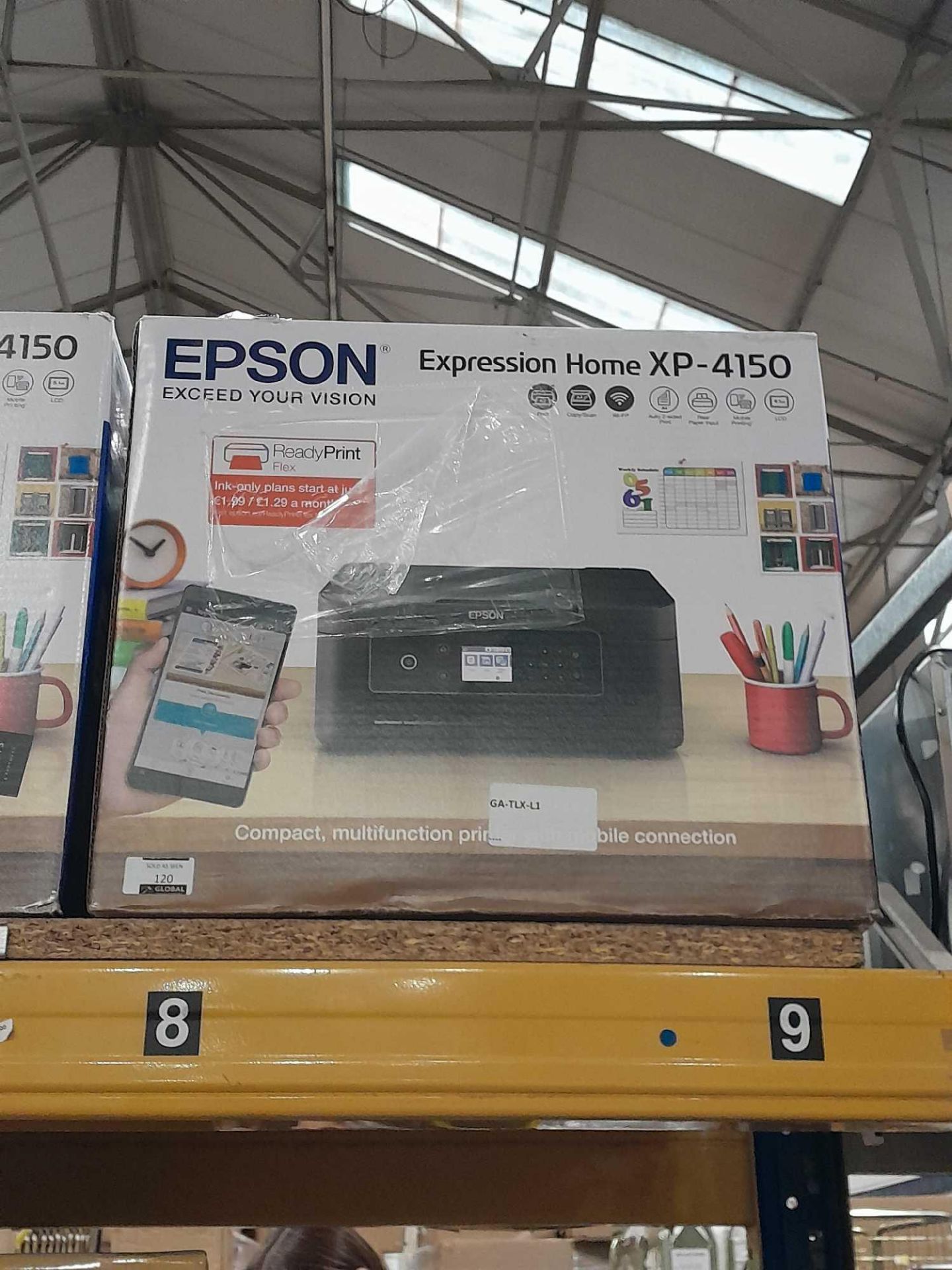 RRP £100 Boxed Epson Xp4150 Wifi Printer Scanner Copier - Image 2 of 2