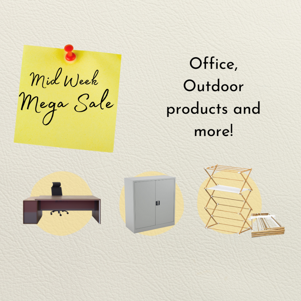 Mid Week Mega Sale Office, Outdoor Products and More - 16th November 2022
