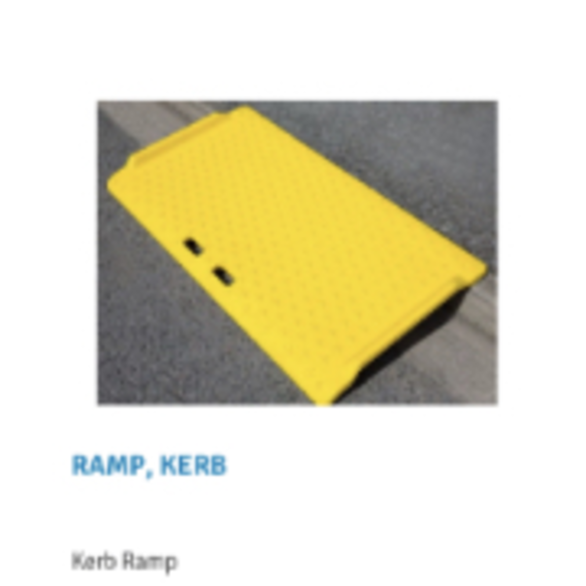 RRP £50 Lot To Contain Ramp, Kerb (Fa Specific)