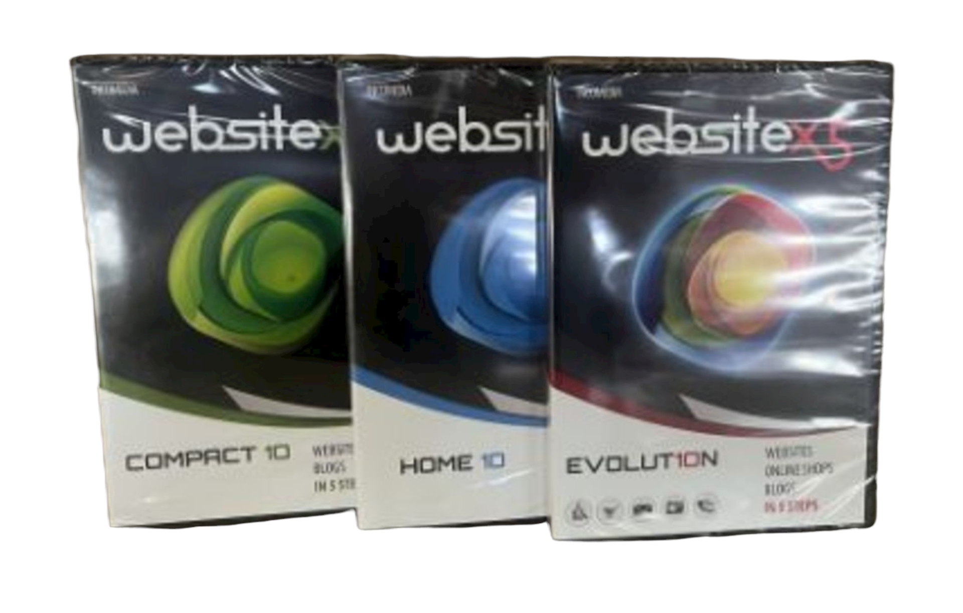 RRP 10.99 ea 10 x Assorted Incomedia Websitex5 Website In 5 Steps (Home, Evolution, Compact) With