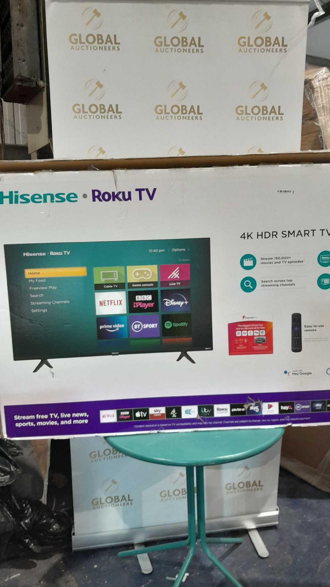 RRP £450 Boxed Hisense R50A7200Gtuk 4K Smart Tv (In Need Of Attention) - Image 2 of 2