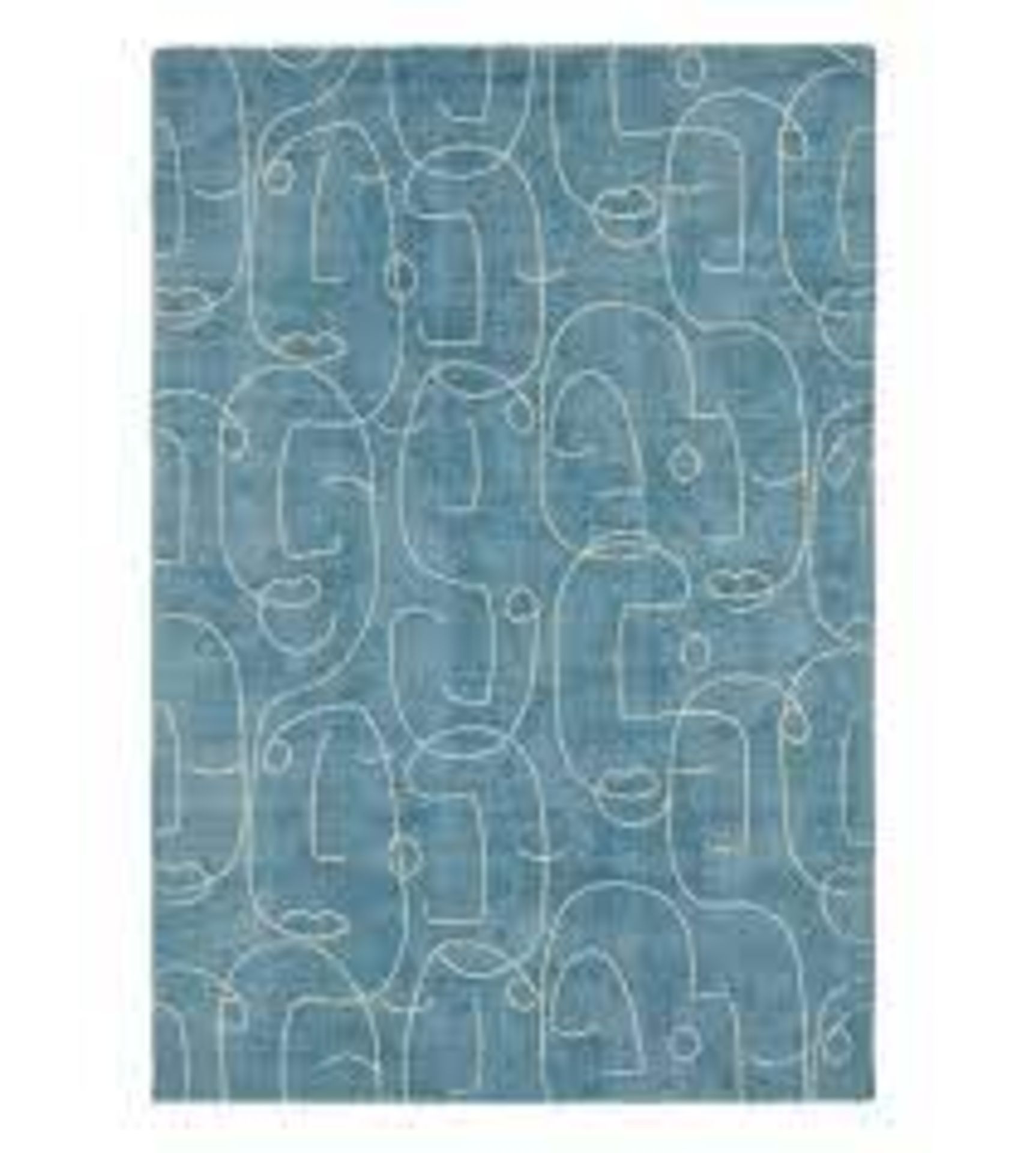 RRP £180 Scion Living 160X230Cm Epsilon Teal Rug