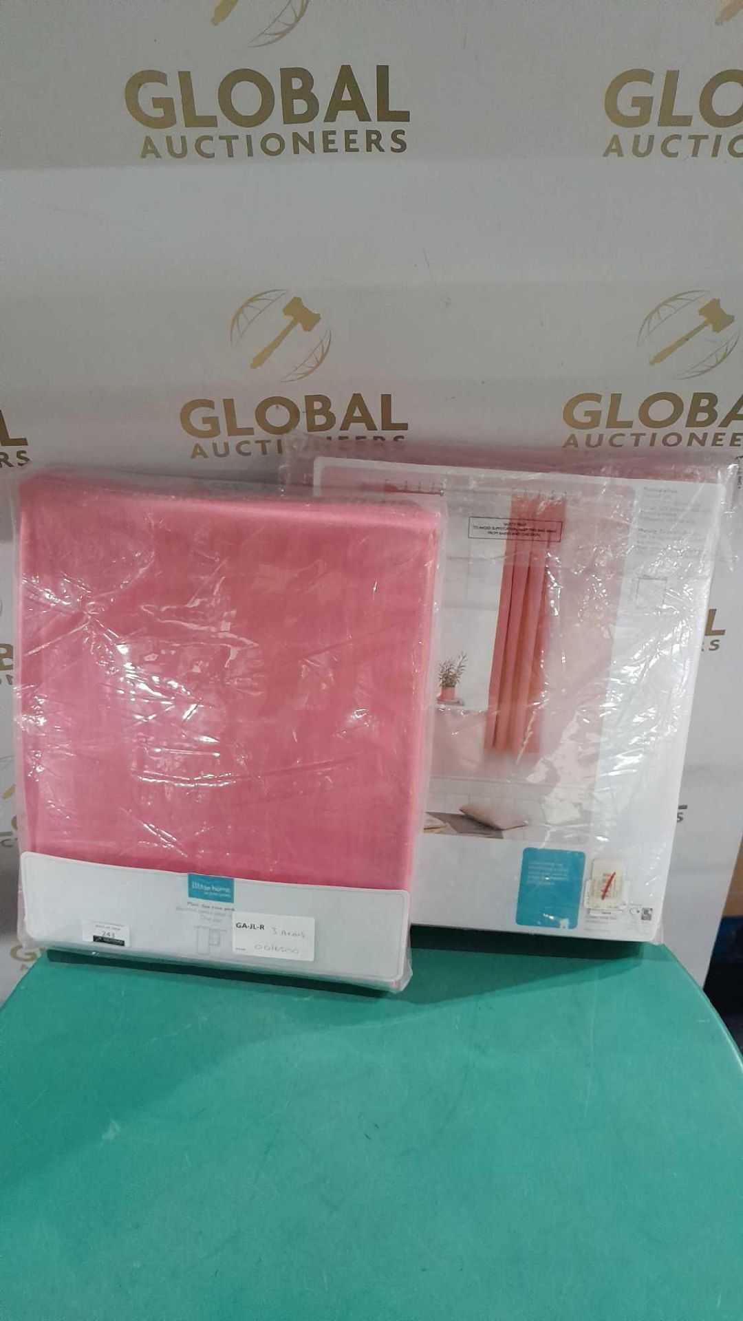 RRP £165 Lot To Contain 3 Bagged Pairs Of Little Home John Lewis Plain Dye Rose Pink Blackout Pencil - Image 2 of 2