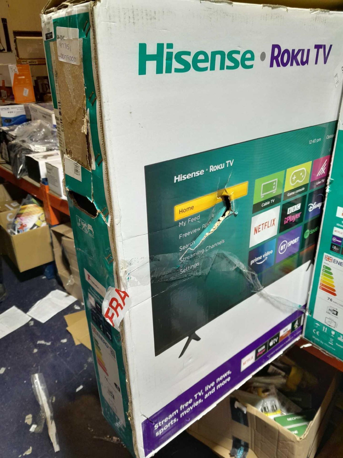 RRP £450 Boxed Hisense R50A7200Gtuk 50" 4K Smart Tv (A - Image 2 of 3