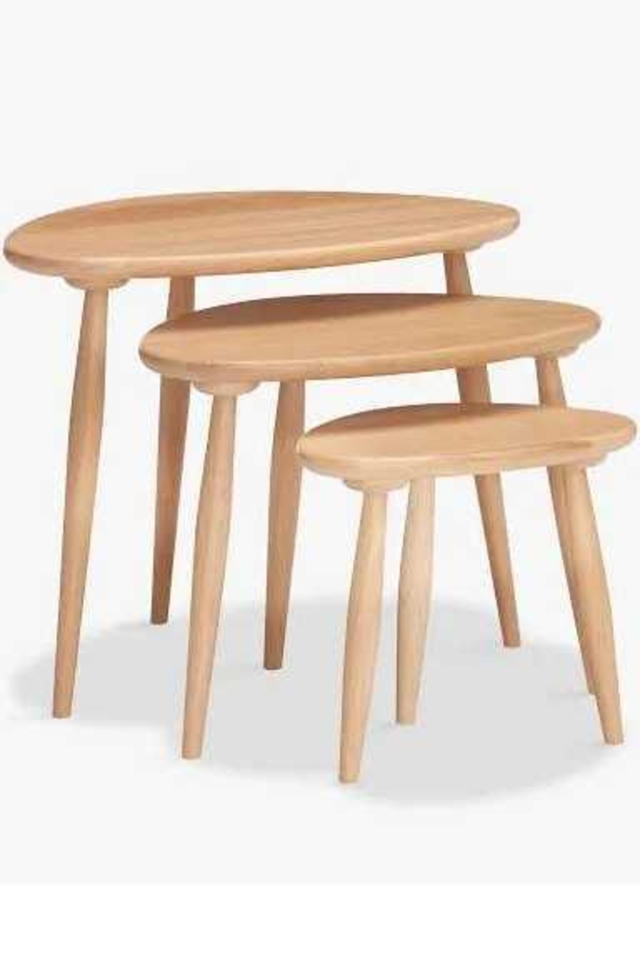 RRP £400 Boxed John Lewis Ercol Shalstone Nested Table