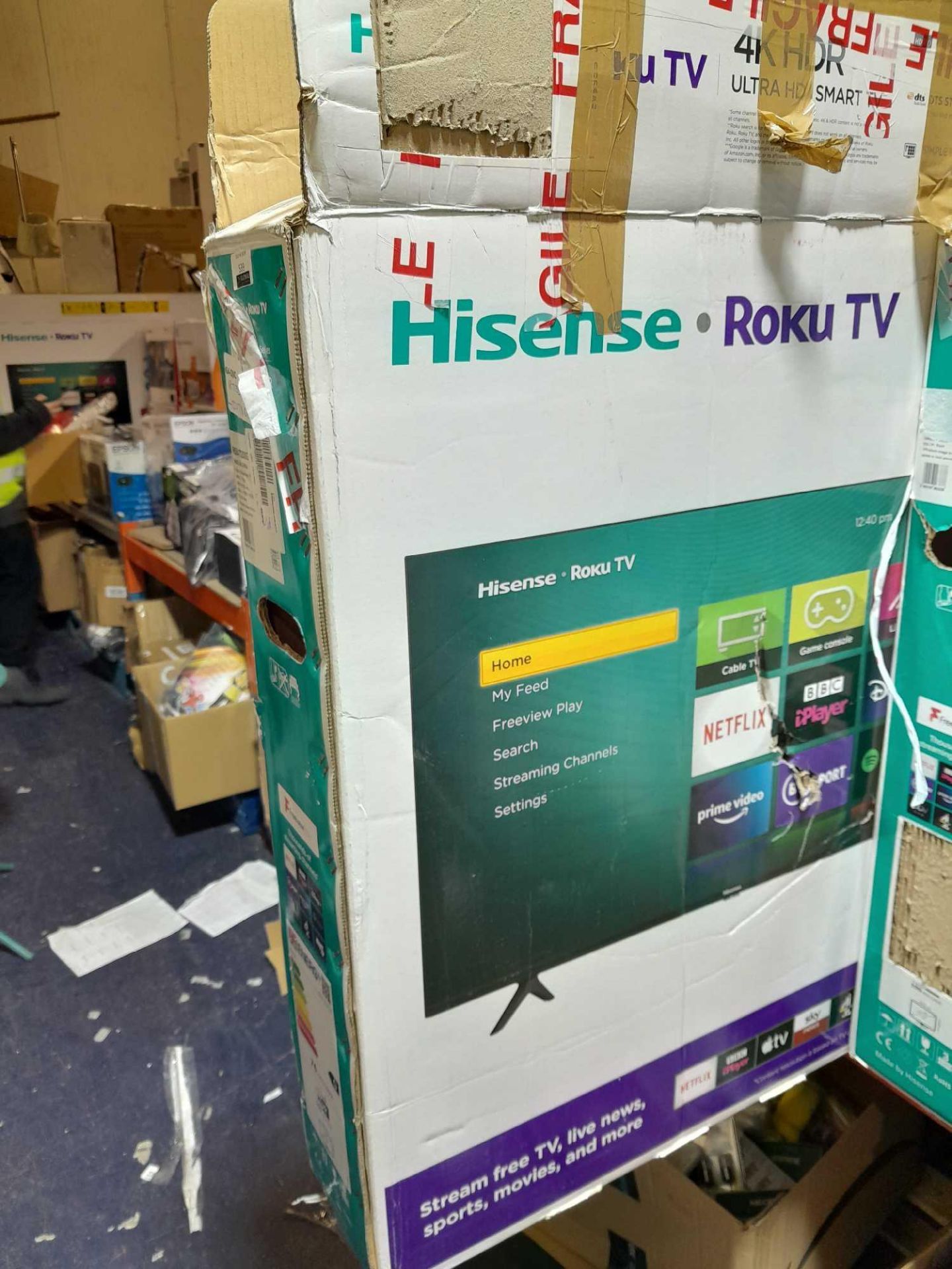 RRP £450 Boxed Hisense R50A7200Gtuk 50" 4K Smart Tv (A - Image 3 of 3