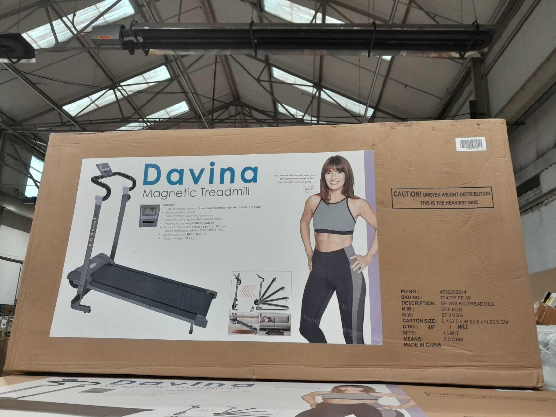RRP £250 Brand New Davina Magnetic Treadmill