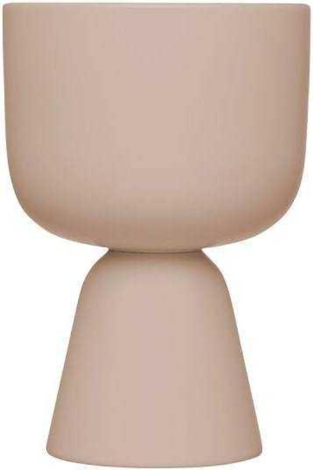 RRP £140 Lot To Contain 2 Assorted Unboxed Items To Include A Iittala 150X260Mm Beige Plant Pot And