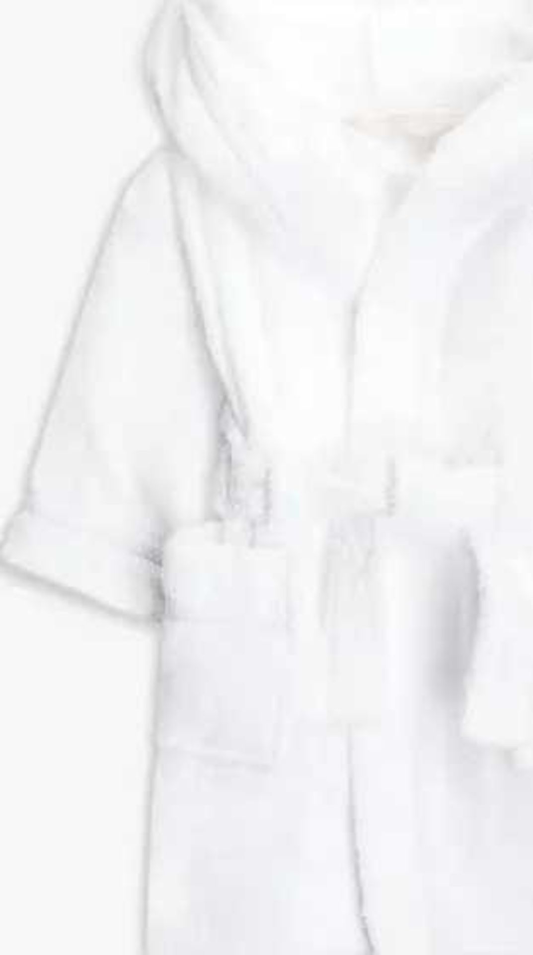 RRP £110 Lot To Contain 2 John Lewis White Bath Robes (Like New)