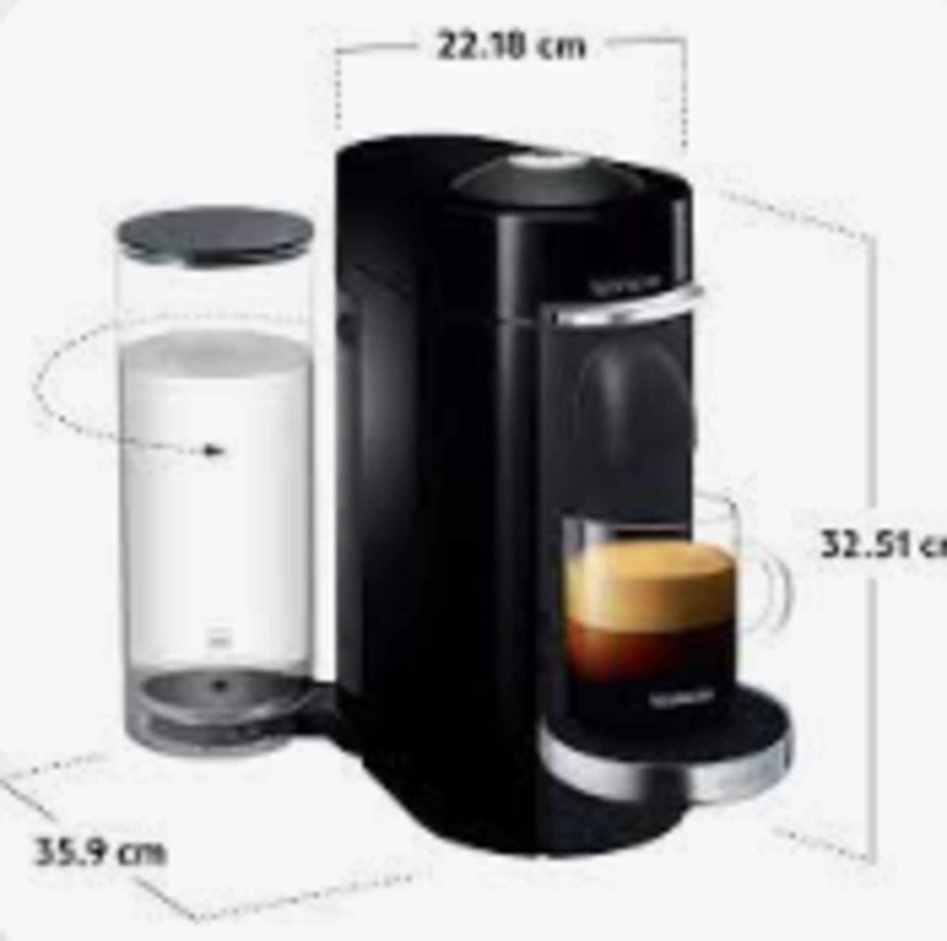 RRP £160 Boxed Nespresso Vertuo Plus Krups Magimix Coffee Machine