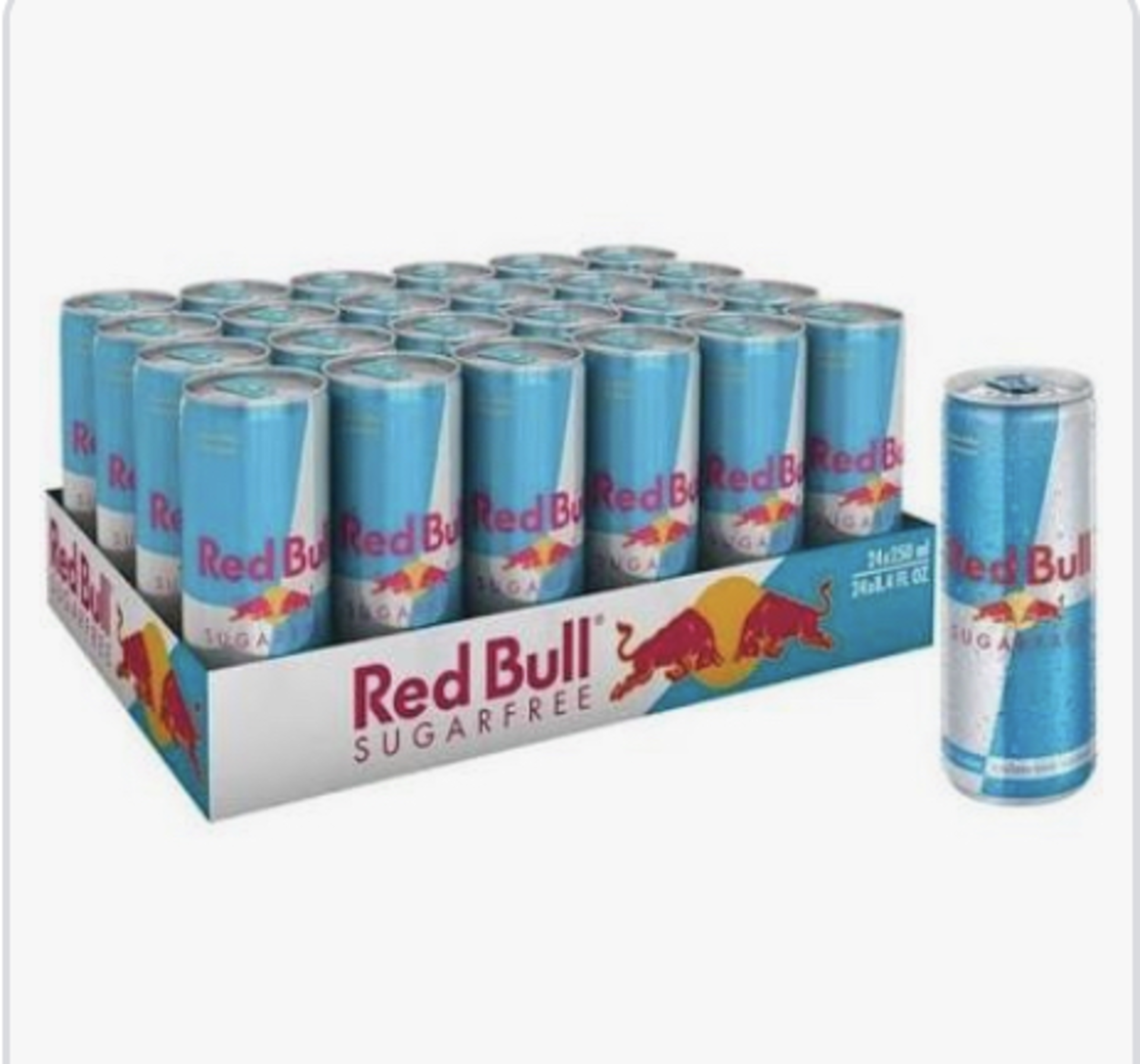 RRP £1671 (Approx. Count 109) spW49D5695f Red Bull Energy Drink Sugar Free 24 Pack 355 ml,