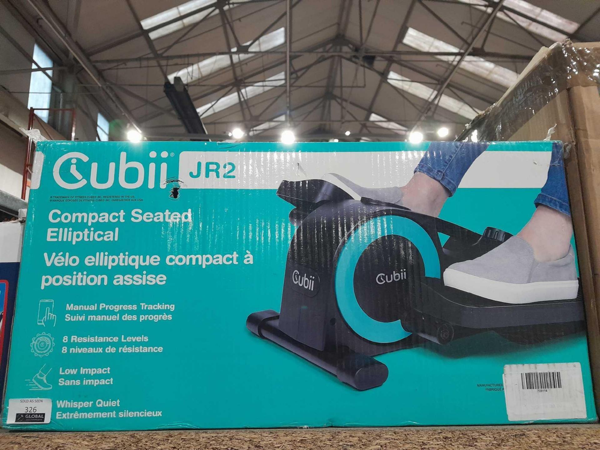 RRP £240 Boxed Cubii Jr2 Compact Seated Elliptical - Image 2 of 2