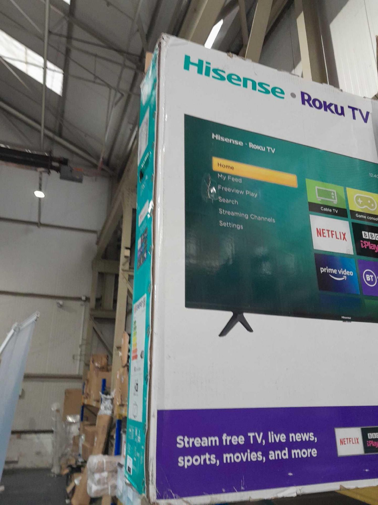 RRP £400 Boxed Hisense R55A7200Gtuk 55" 4K Hdr Tv - Image 2 of 2