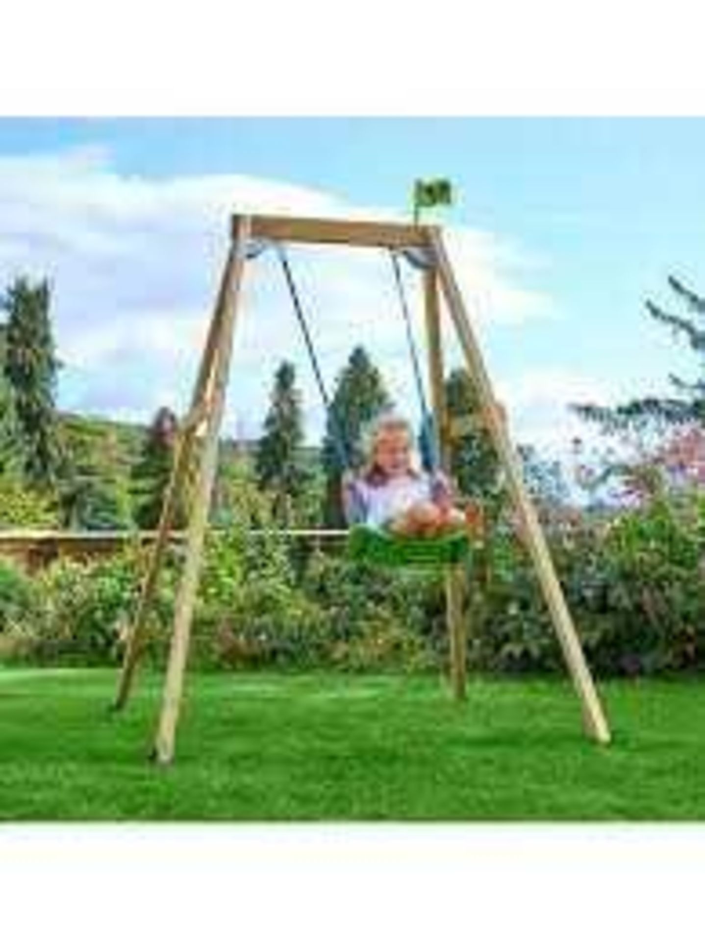RRP £140 Boxed Tp Toys Tp303/Tp304 Swing Set - Image 2 of 2
