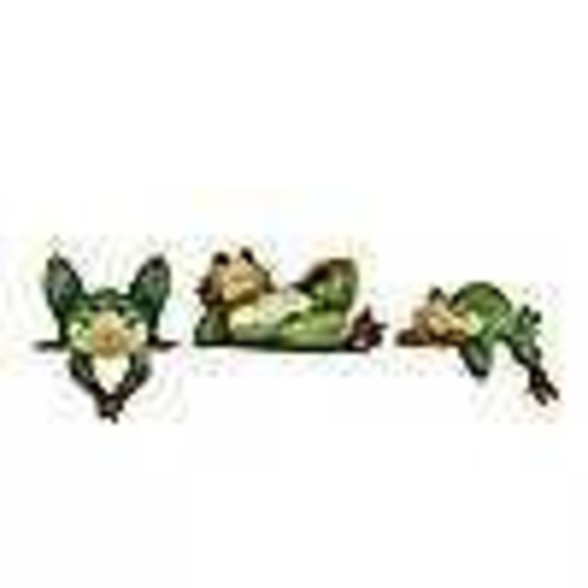 RRP £110 Lot To Contain 2 Boxed Home2Garden Set Of 3 Garden Frogs