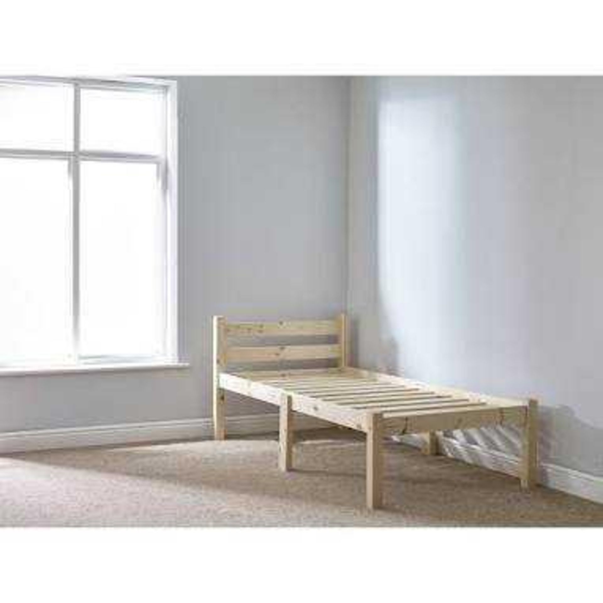 RRP £130 Boxed Wayfair Essex Bed Frame Small Single 2.6 - Image 2 of 2