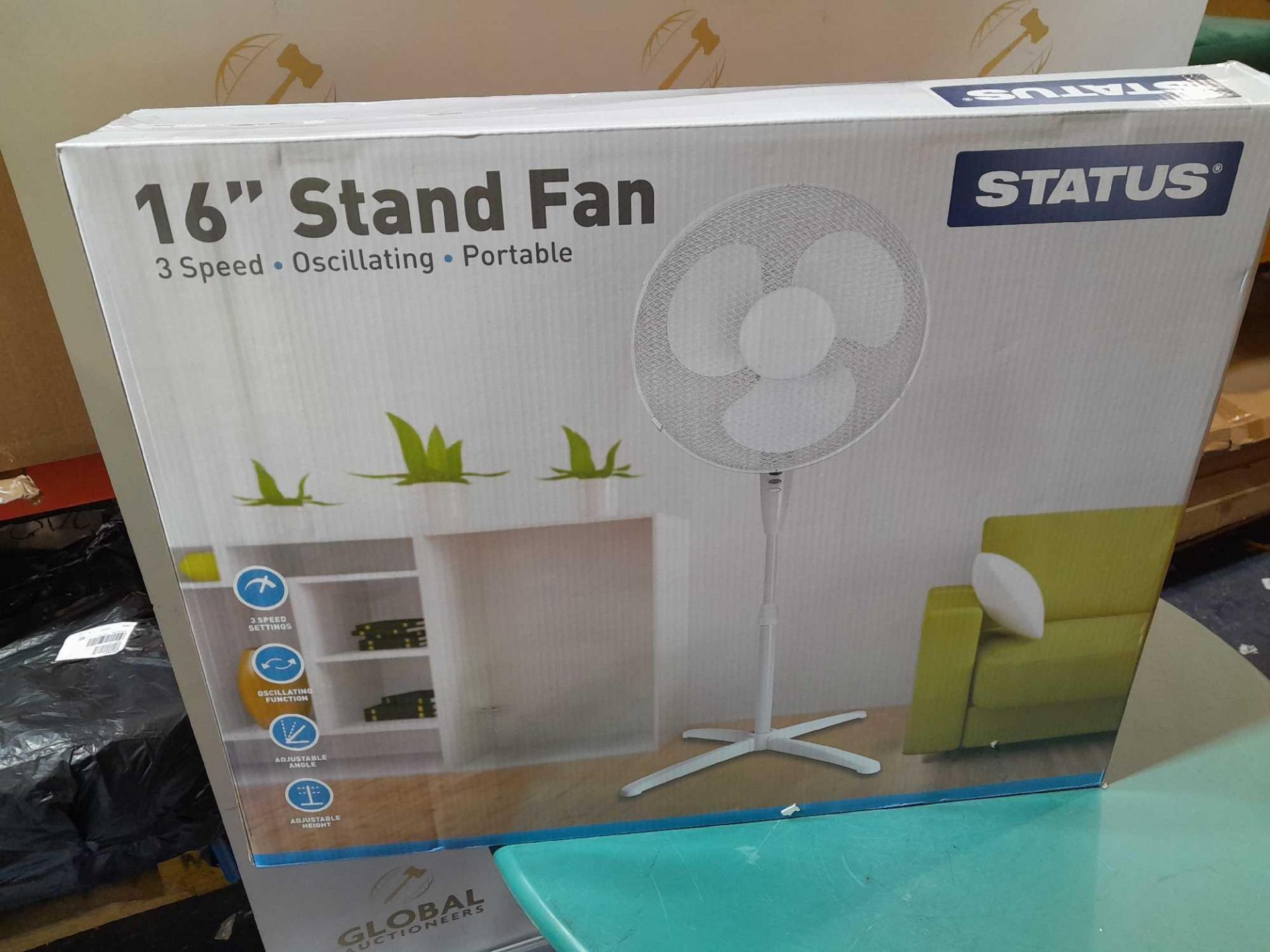 RRP £220 Lot To Contain 11 Boxed Status 16" Stand Fan - Image 2 of 2