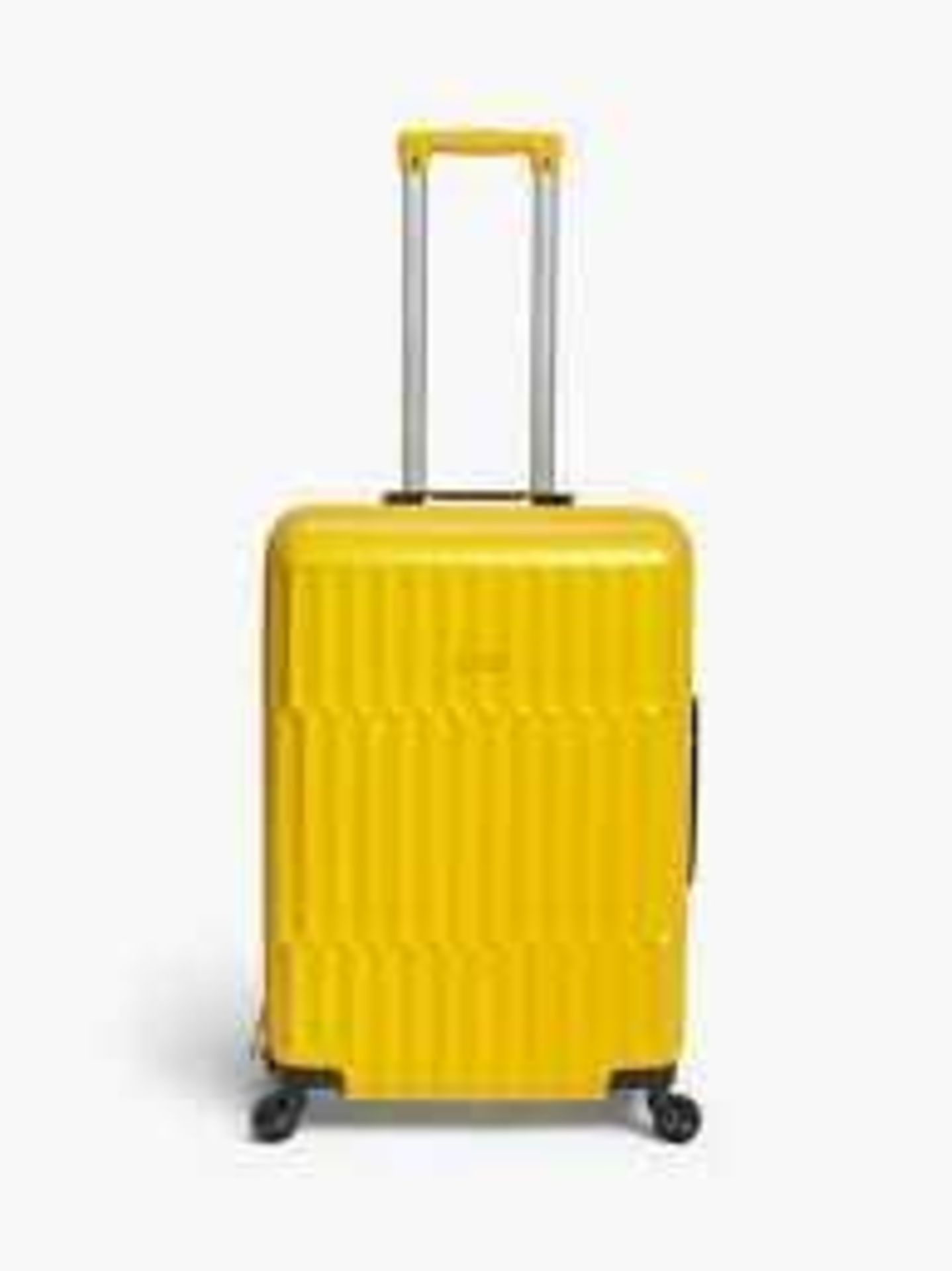 RRP £270 Lot To Contain 3 John Lewis Yellow Suitcases