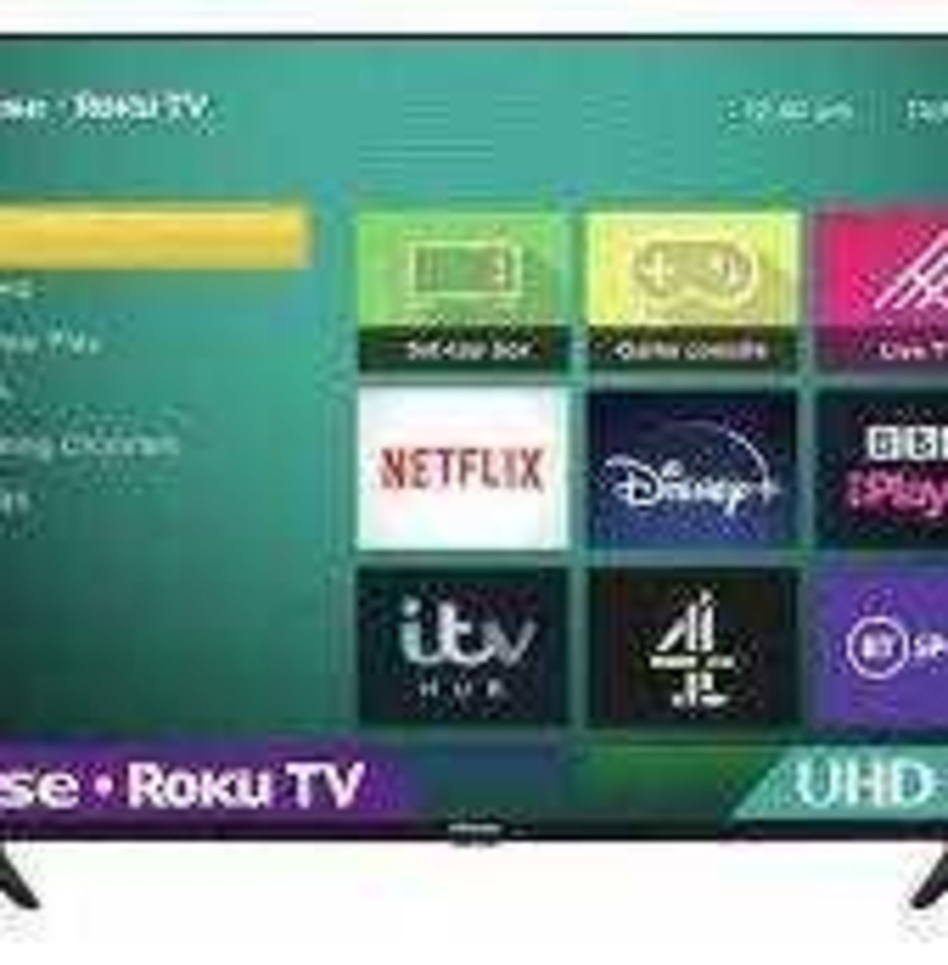 RRP £400 Boxed Hisense R55A7200Gtuk 55" 4K Hdr Tv