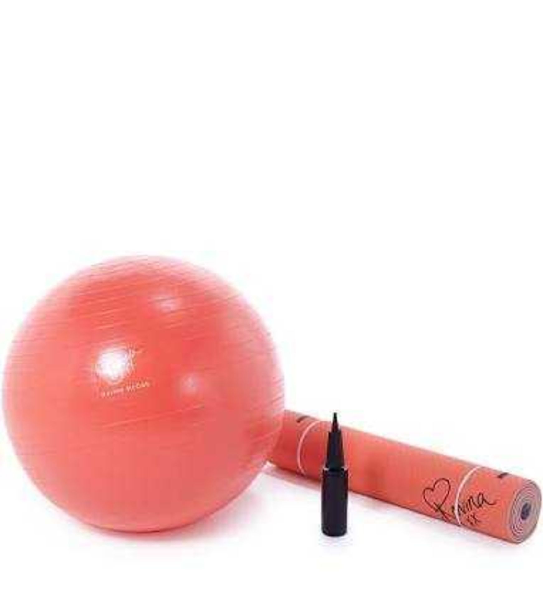 RRP £125 Lot To Contain 5 Boxed Brand New Factory Sealed Davina Fitness 65Cm Swiss Ball With Yoga M