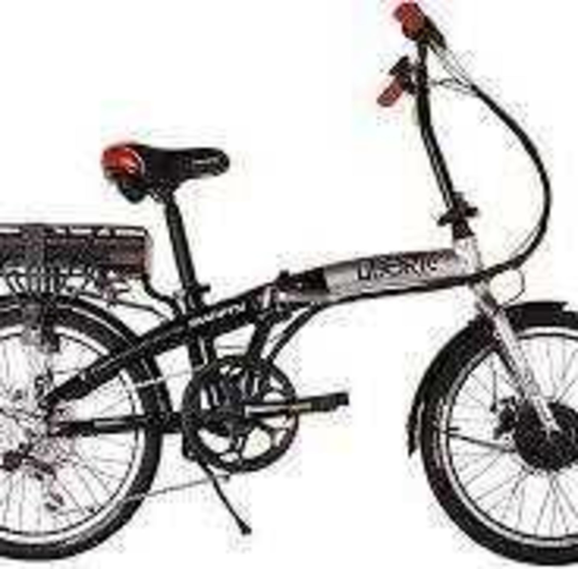 RRP £700 Boxed Swifty Liberate Black And Silver Folding Electric Bike