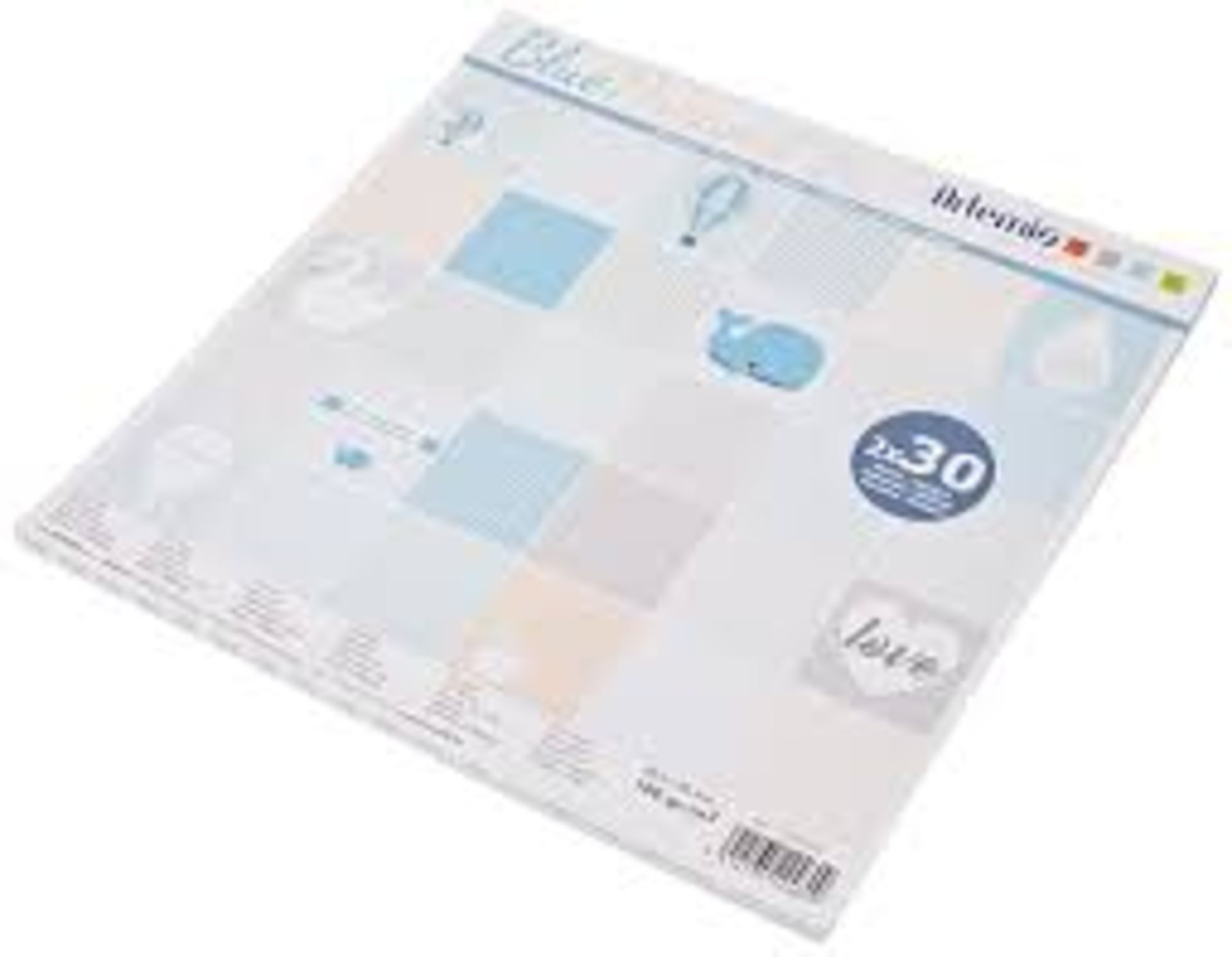 RRP £2948 (Approx. Count 403) Spsrl116K1G ""Artemio 11002446 Pad Of 30 X 2 Sheets Blue Dreams 30 X