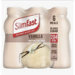 RRP £2071 (Approx. Count 232) Spw47X3688W Slimfast Ready-To-Drink Tasty Vanilla Shake, 6 X 325Ml Joe