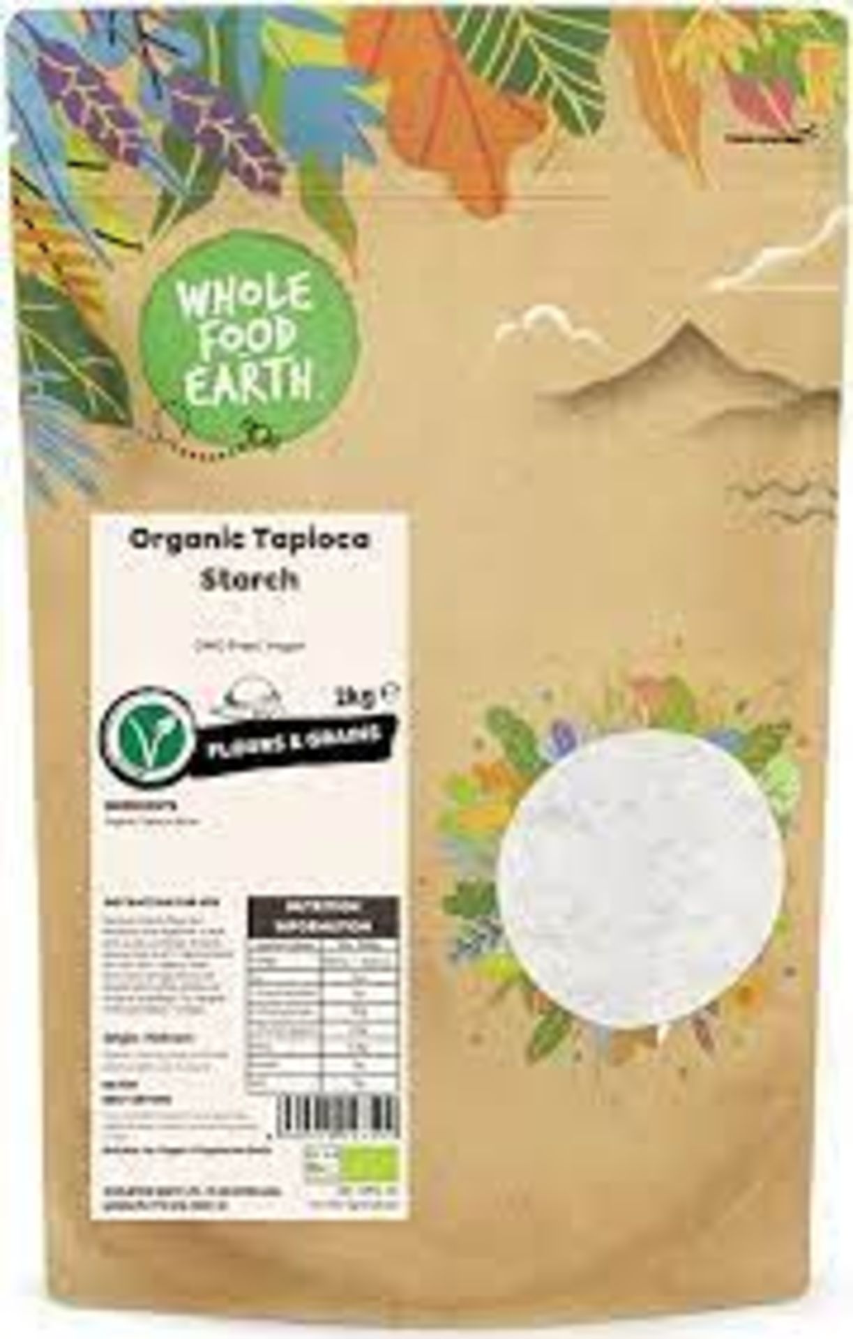 RRP £1929 (Approx. Count 231) Spsjb21Fg1G ""Wholefood Earth Organic Tapioca Starch ‚Äì 2 Kg | Gmo