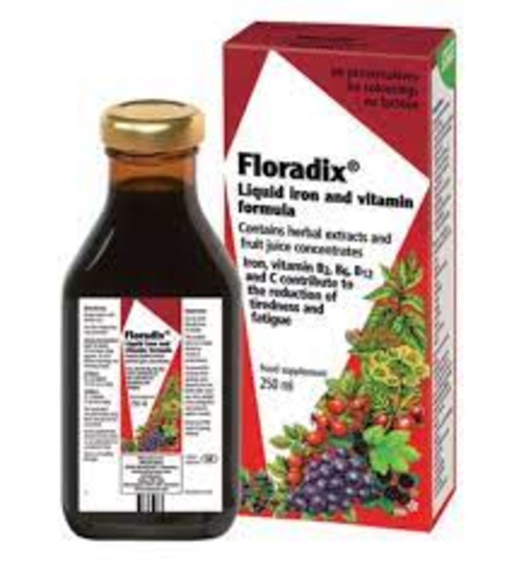 RRP £2185 (Approx Count 126) Spw34B2389L ""Floradix Liquid Iron And Vitamin Formula 250Ml Hp