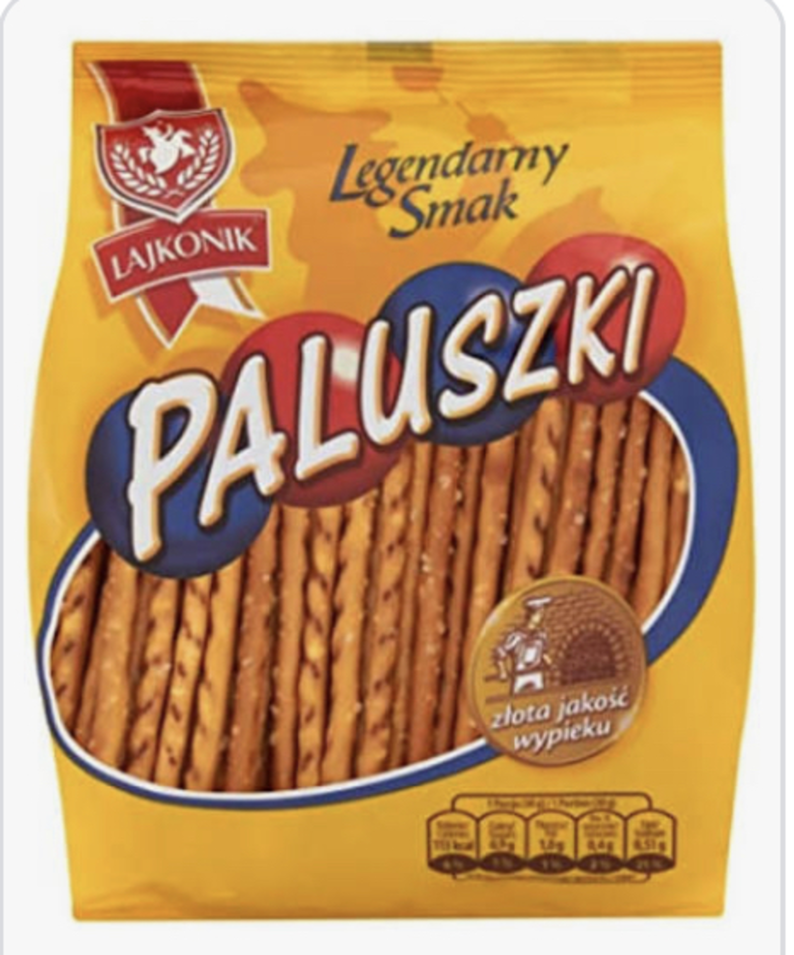 RRP £628 (Appx. Count 40) spW42x5950i Lajkonik - Paluszki Salty Sticks 200g (Pack of 12) - Salted