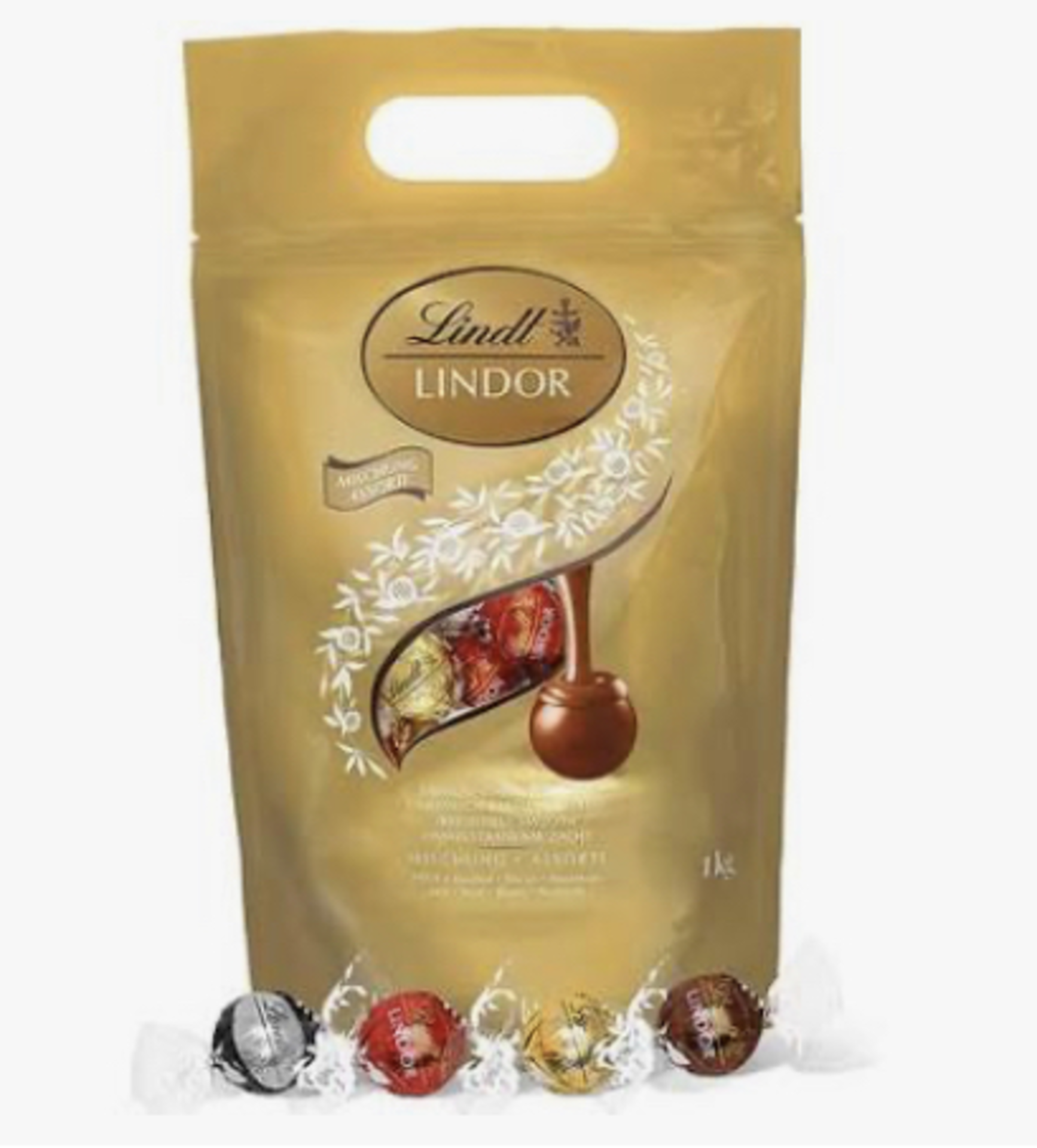 RRP £1992 (Approx. Count 99) Spw49D6849Y Lindt Lindor Mixed Assortment Of Chocolate Truffles Bag -