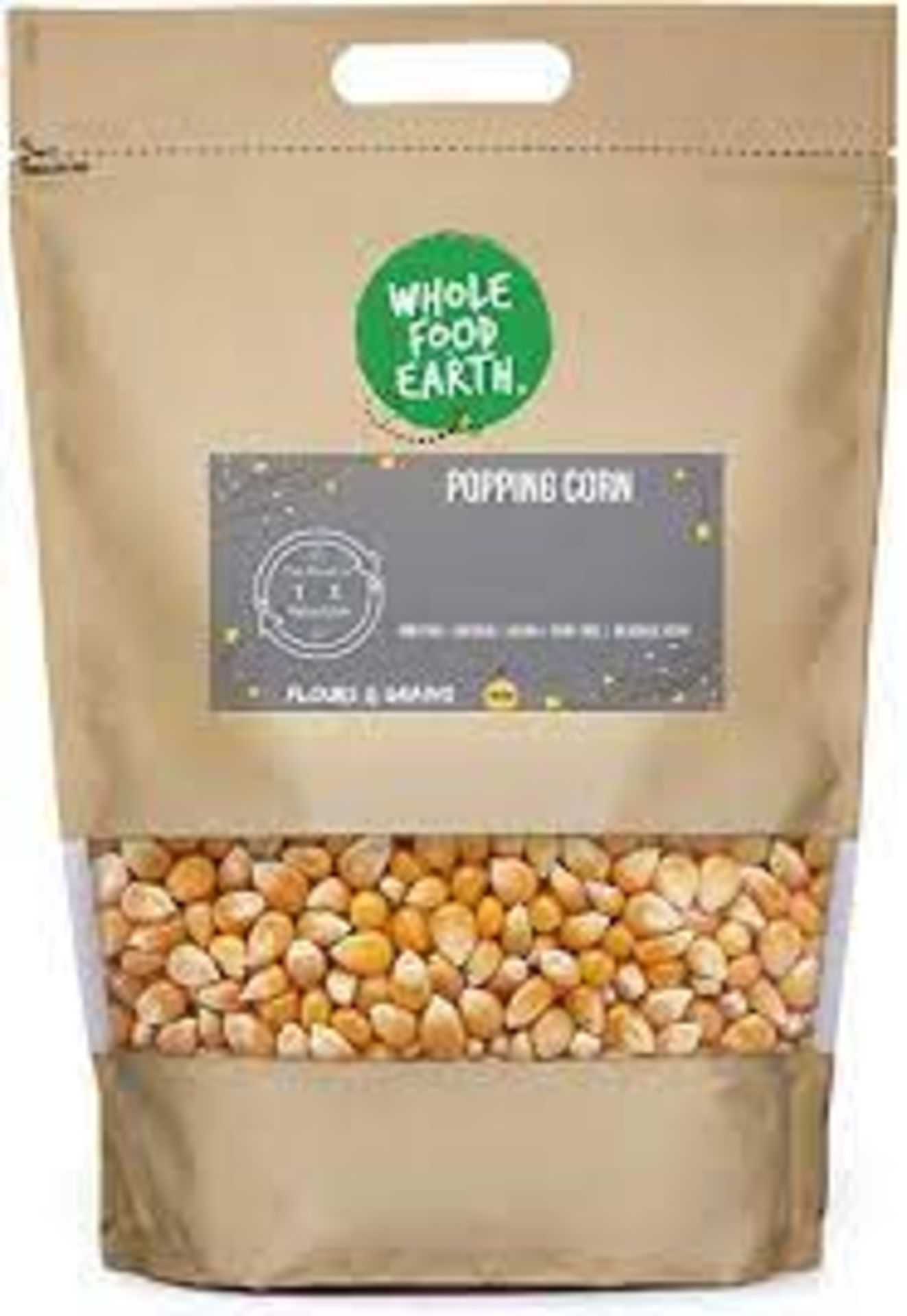 RRP £1166 (Approx. Count 130) Spw14D5124N Wholefood Earth Popping Corn 1Kg | Gmo Free | Natural |