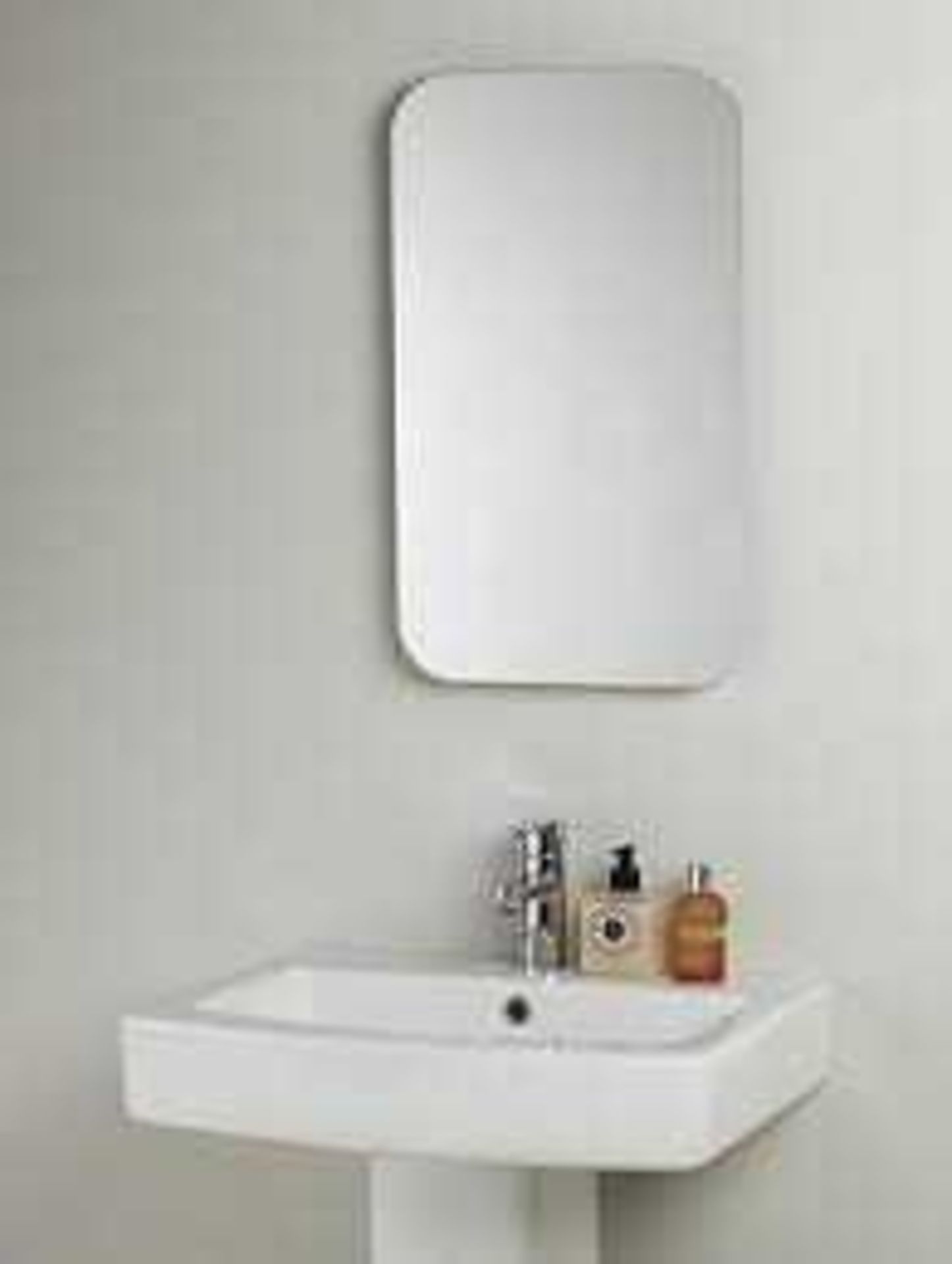 RRP £160 Lot To Contain 4 Boxed Items Including Flow Mirror, Opus Mirror, Bathroom Mirror & More