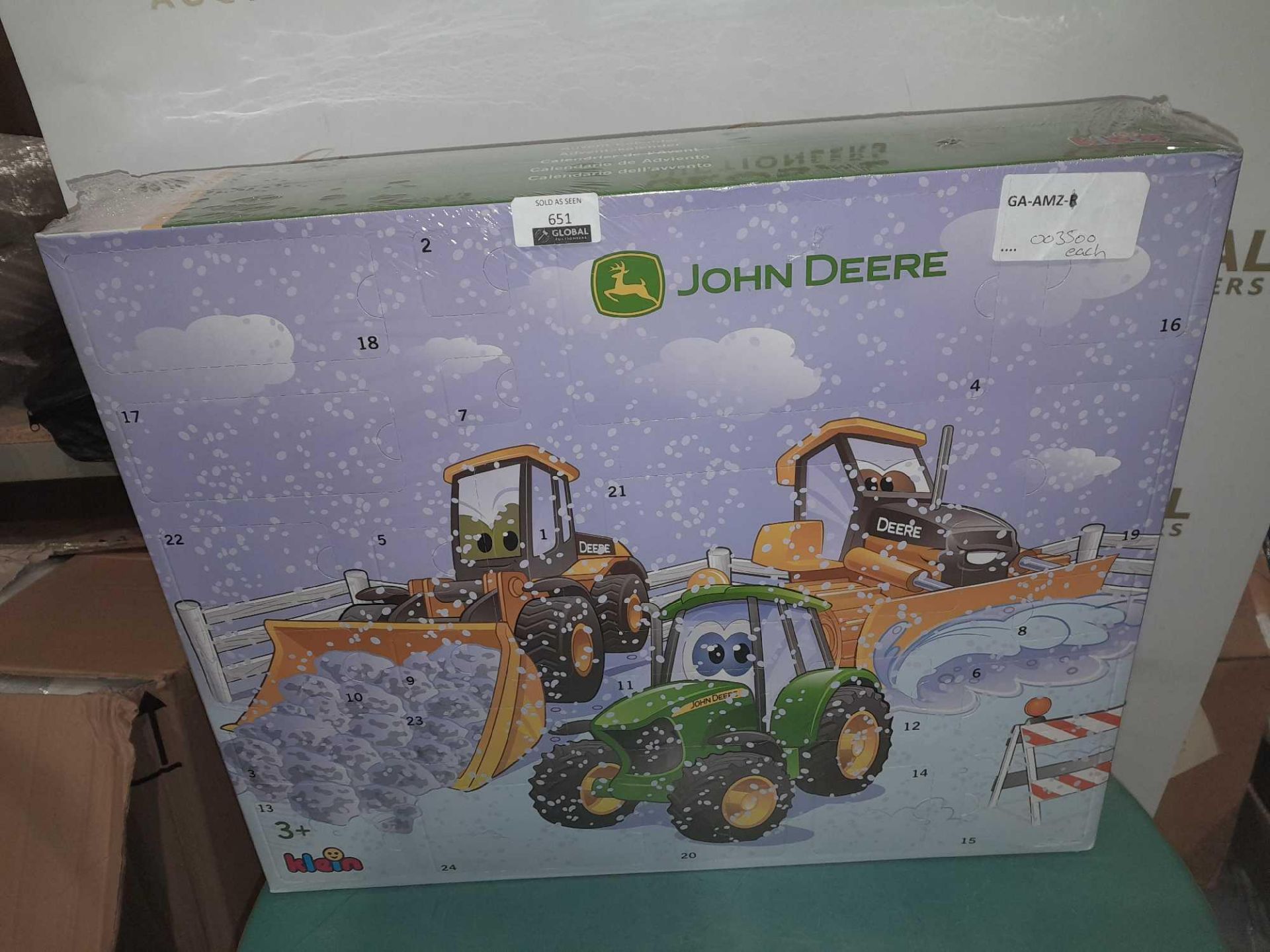 RRP £175 Lot To Contain 5 John Deere Advent Calendars (Sealed/New) - Image 2 of 2