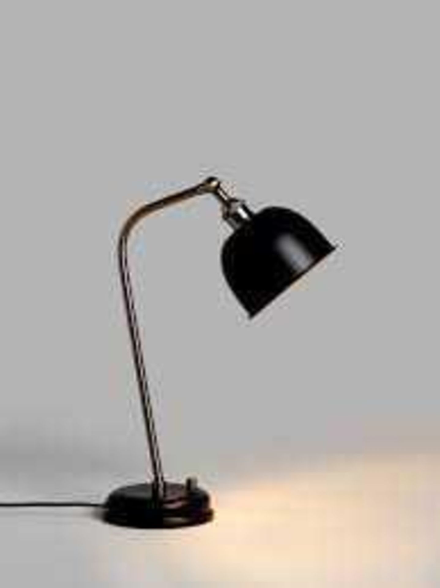 RRP £120 Lot To Contain 6 Boxed Black Desk Lamp