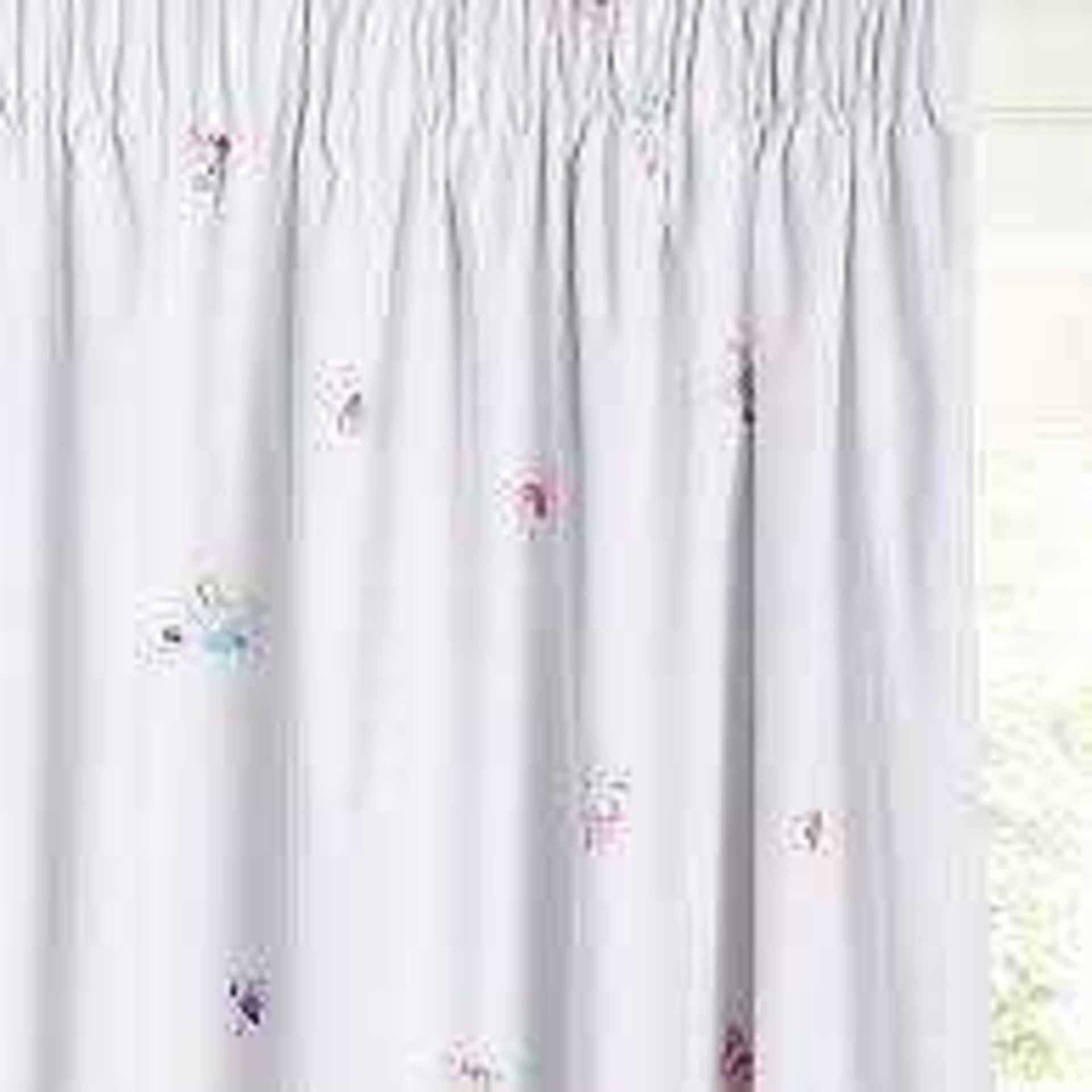 RRP £100 Lot To Contain 4 Bagged John Lewis Items To Include Butterfly Curtains, Reindeer Cotbed Duv