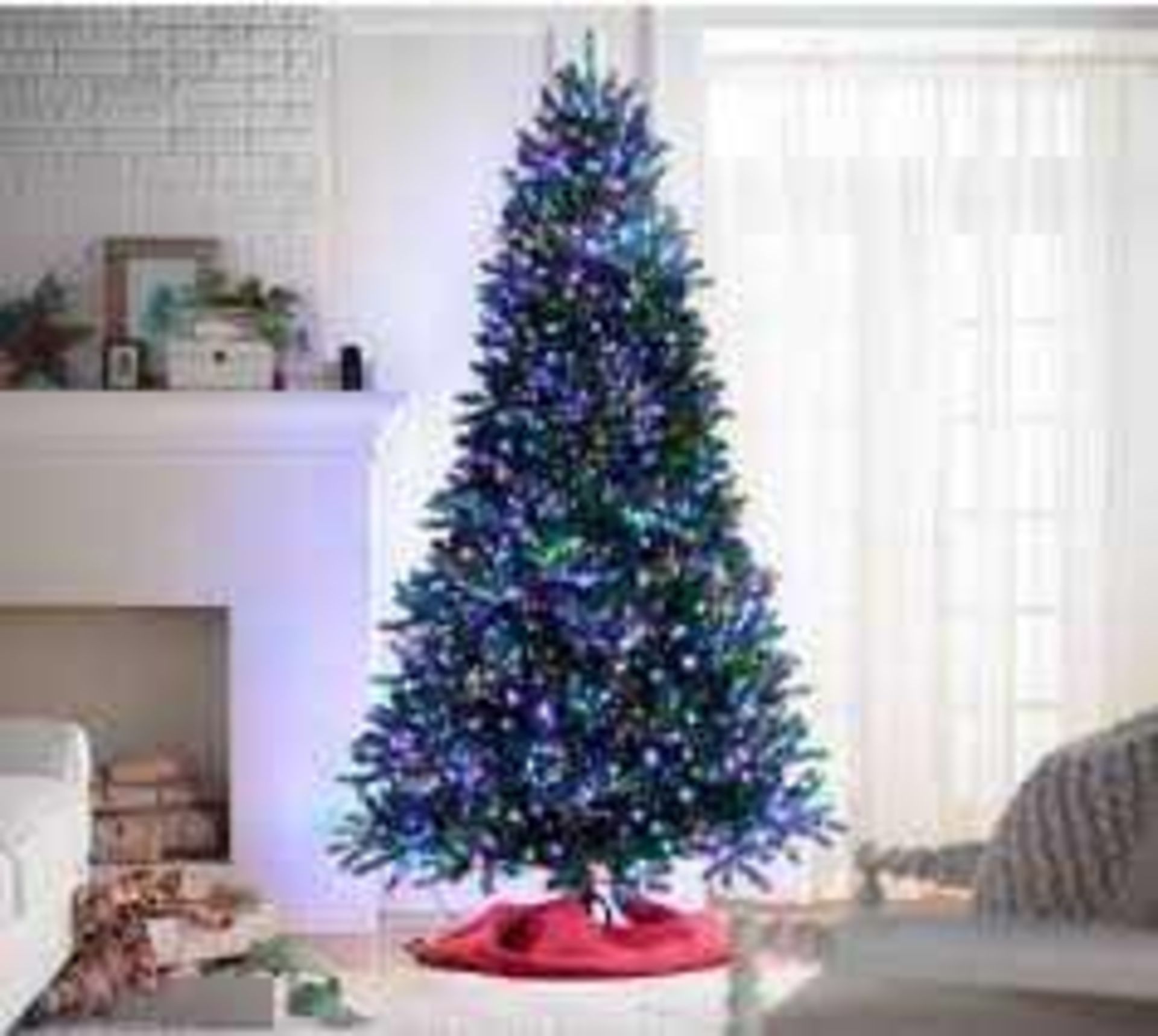 RRP £250, Sb, Pre Lit Christmas Tree, Natural