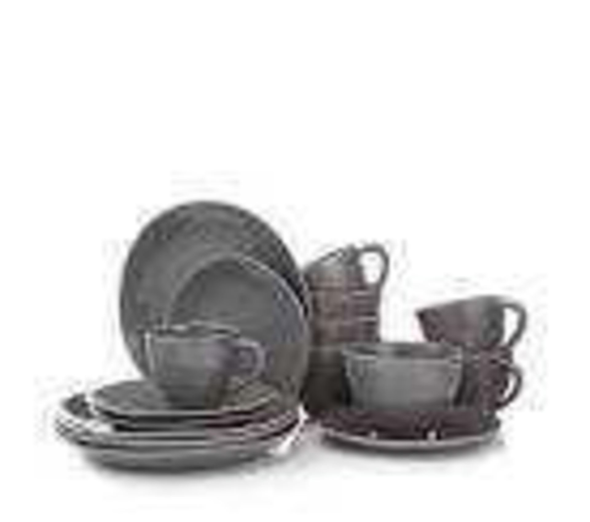 RRP £120 Boxed K By Kelly Hoppen 16 Piece Stoneware Dining Set