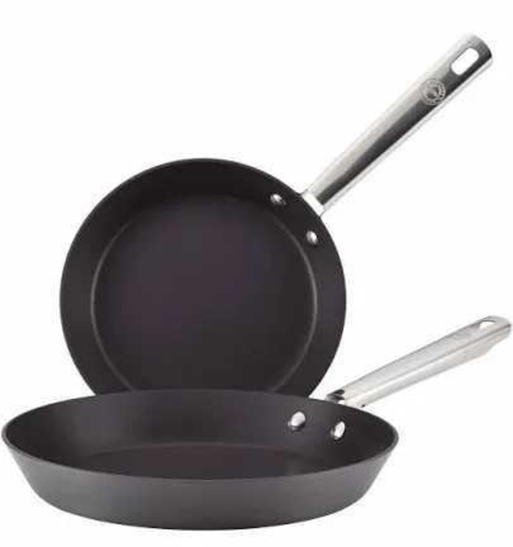 RRP £80 Lot To Contain 2 Anolon 11" 28Cm French Skillet Pans