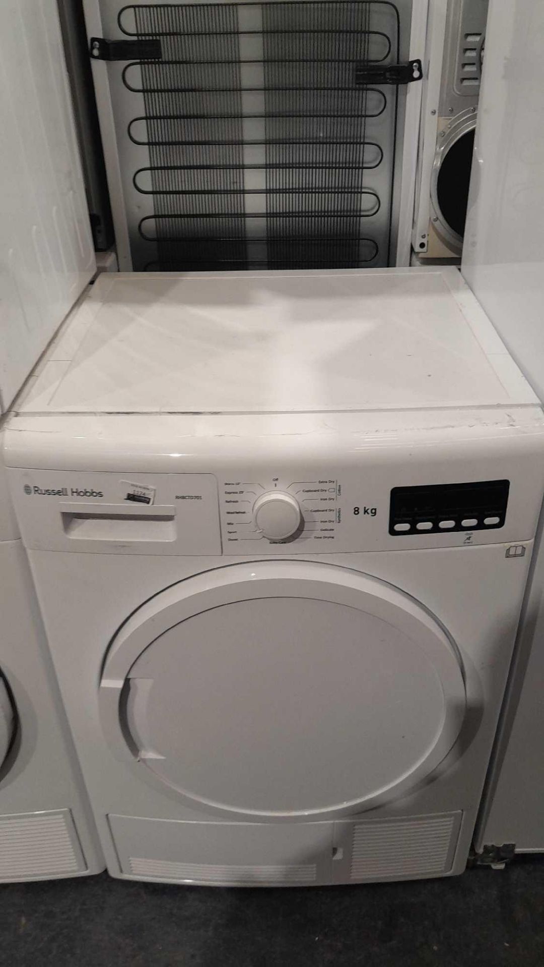 RRP £300 Russell Hobbs Rh8Ctd701 Tumble Dryer (Good Condition) - Image 2 of 2