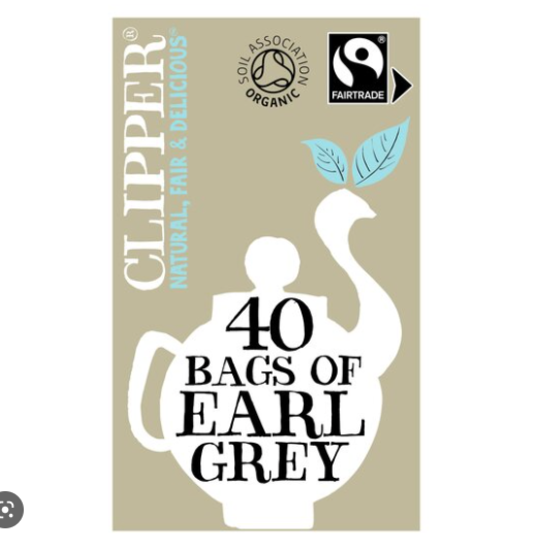 RRP £963 (Approx. Count 117) spW51H3085n Clipper Organic Earl Grey Tea Bag, 200 gSTOCK'D Roasted and