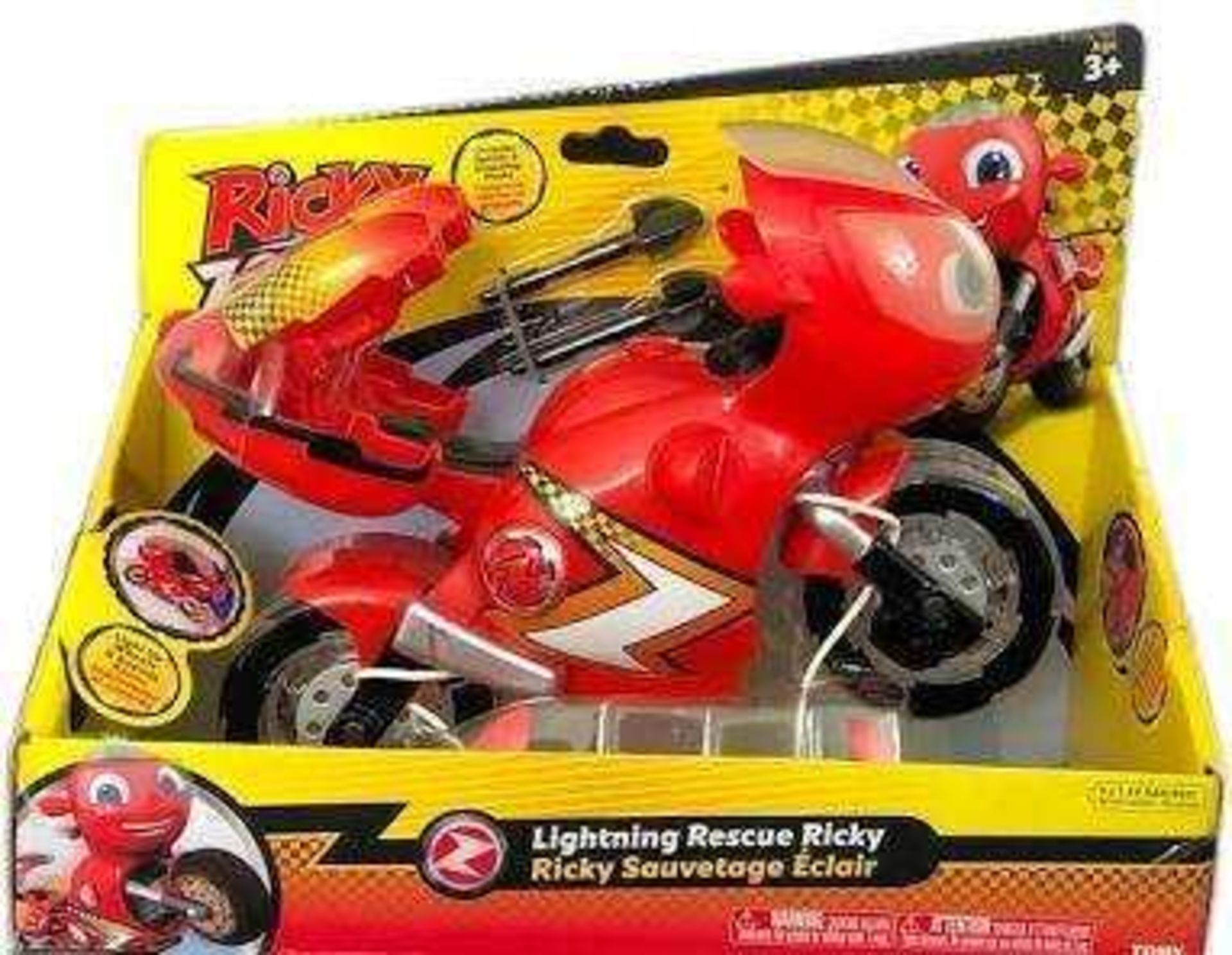 RRP £200 Lot To Contain 10 Boxed Brand New Ricky Zoom T20121En Lightning Rescue Ricky, Action Figure