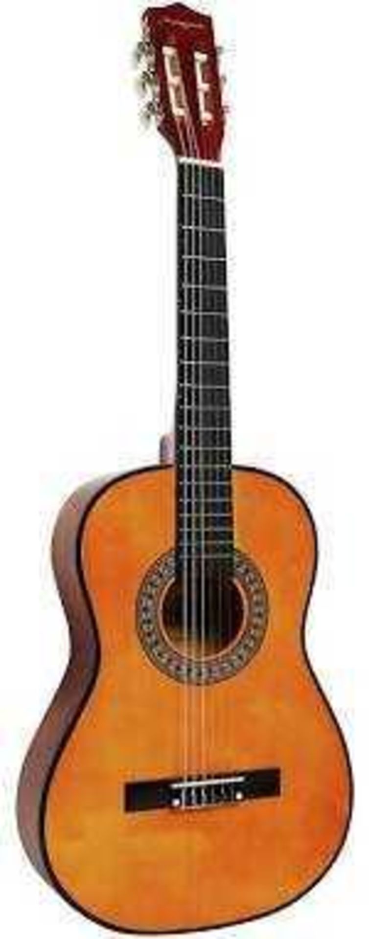 RRP £75 Boxed Martin Smith 3/4 Size Acoustic Guitar - Natural Wood(Good Condition)(Wr) (Condition