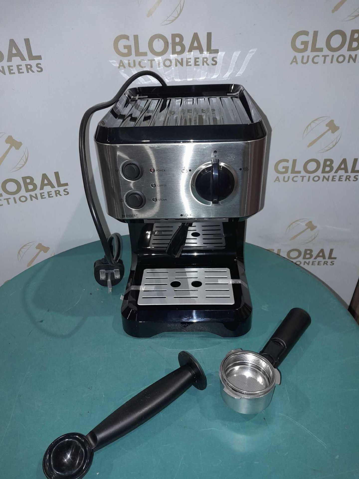 RRP £100 Boxed Amazon Basics Espresso Coffee Machine With Milk Frother (Good Condition)(Wr) ( - Image 2 of 2