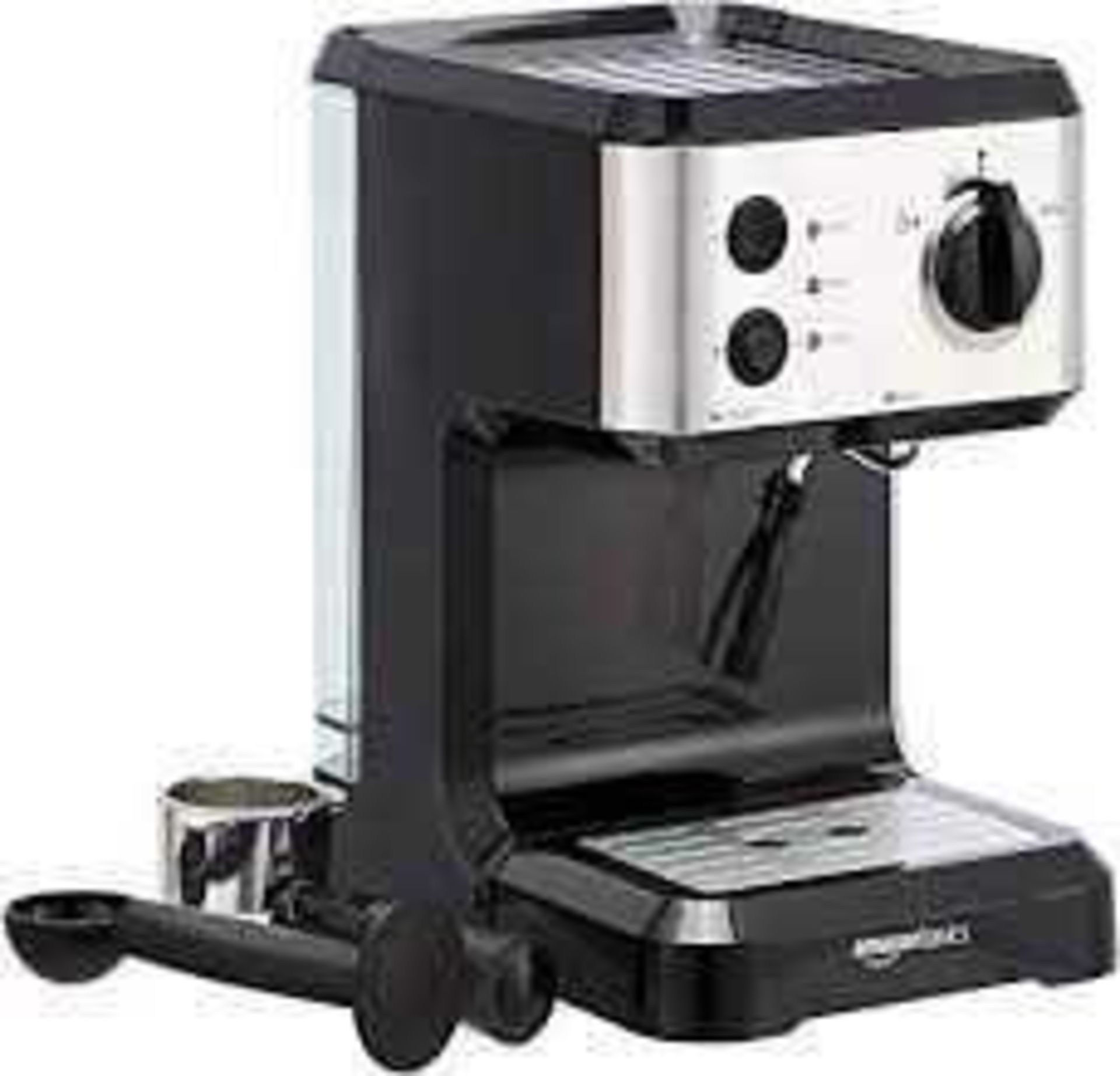 RRP £80 Boxed Amazon basics Espresso coffee machine with milk frother (factory sealed) (N) (