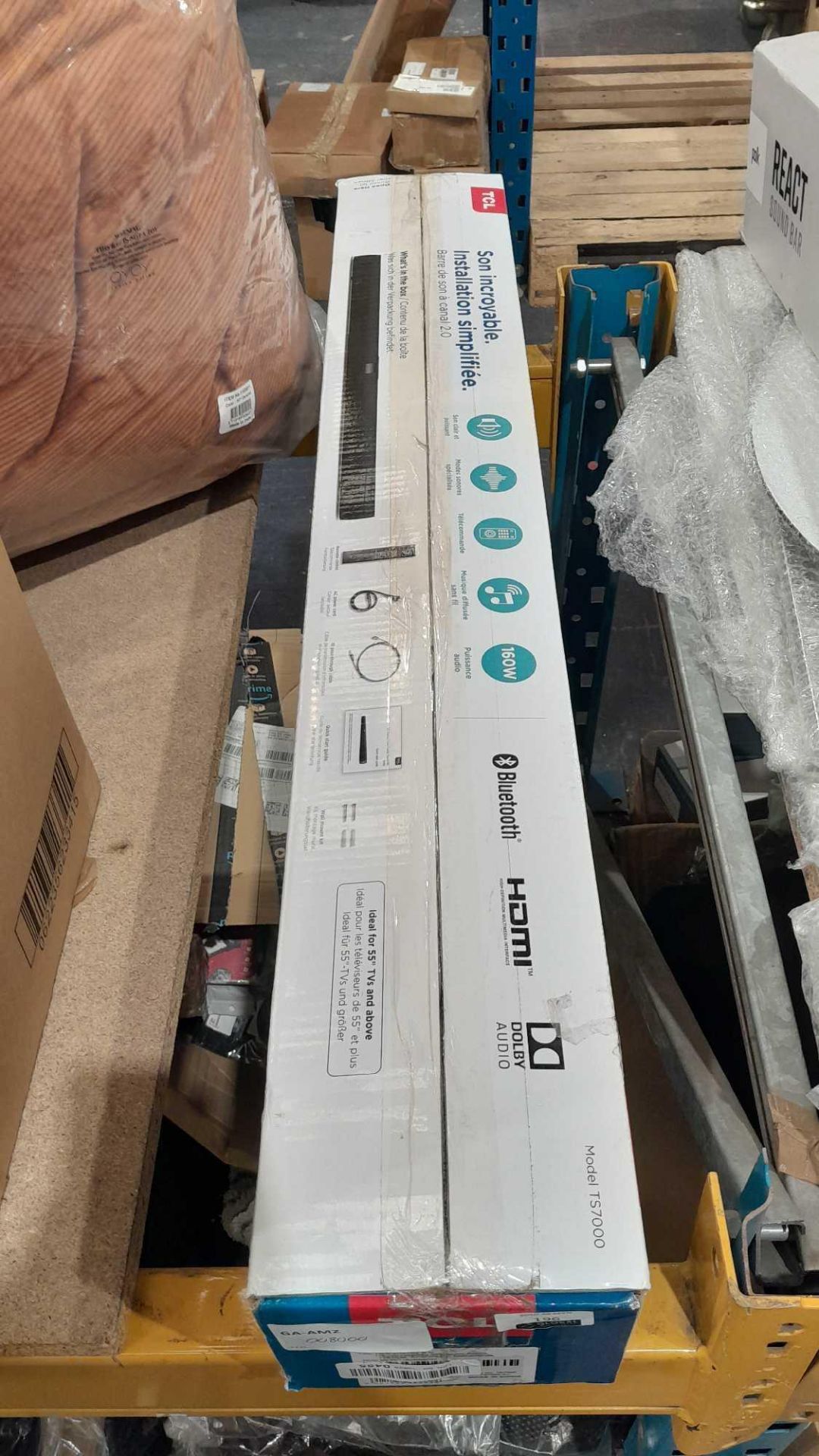 RRP £100 Boxed Tcl 2.0 160W Bluetooth Soundbar - Image 2 of 2