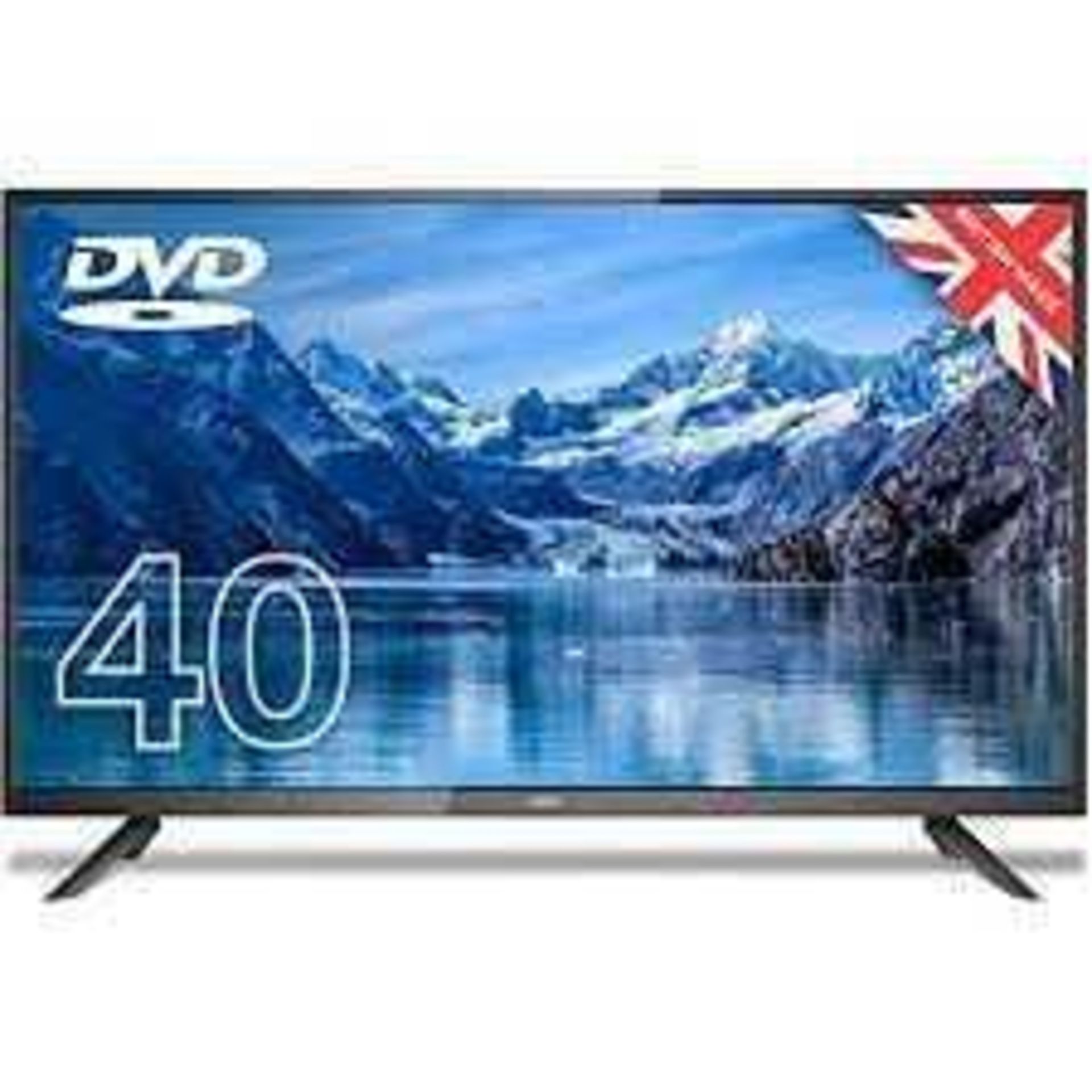 RRP £250 Boxed Cello 40" Full Hd Tv With Built In Dvd Player