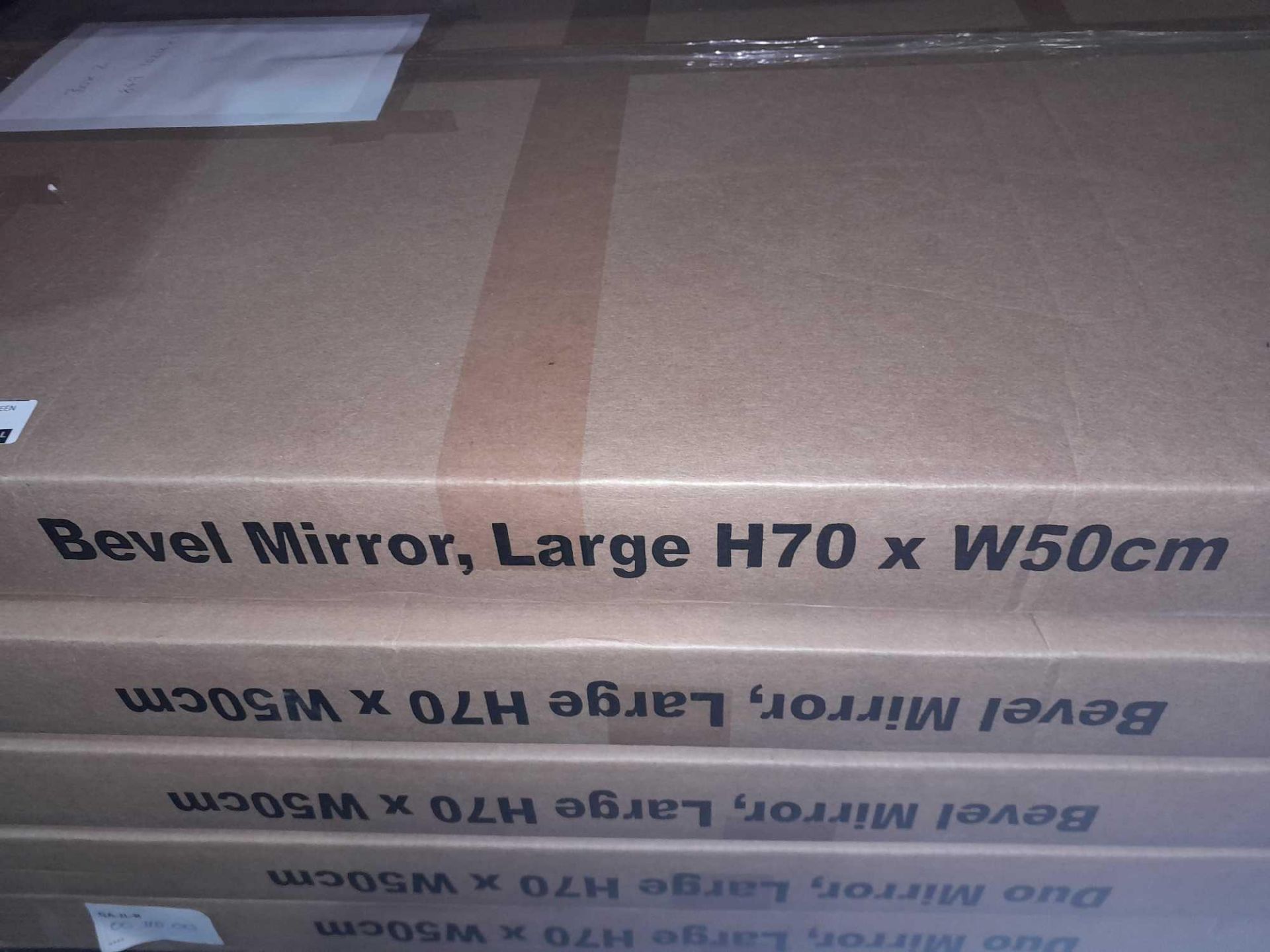 RRP £120 Lot To Contain 2 Boxed John Lewis H70Xw50 M Large Bevelled Mirrors - Image 2 of 2