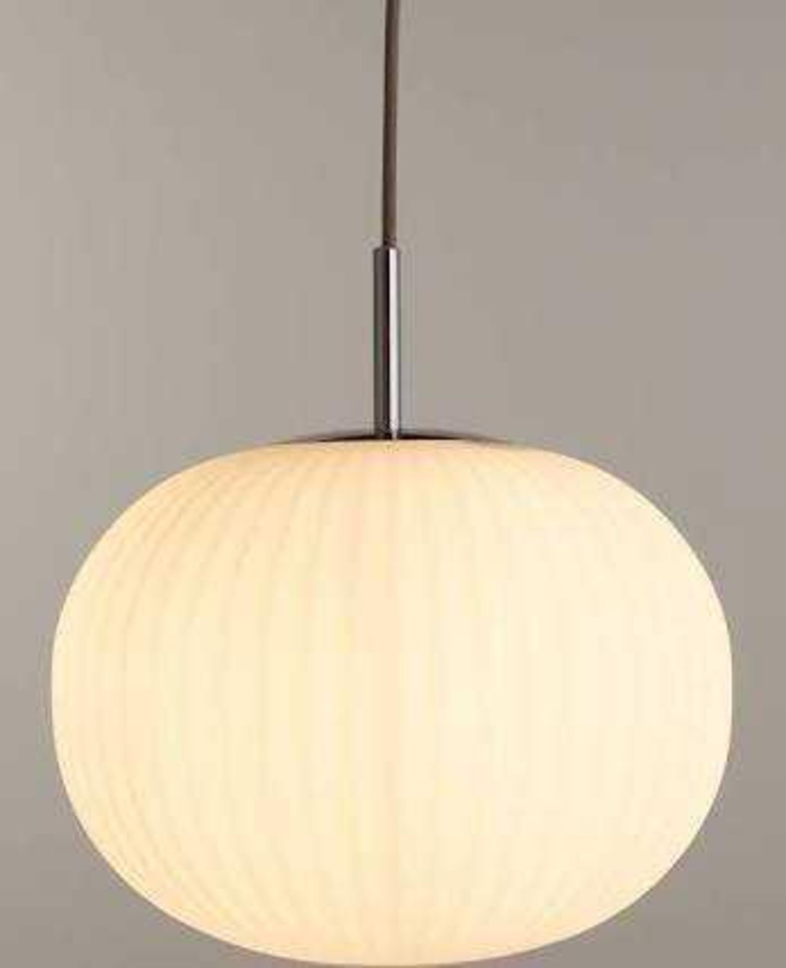 RRP £115 Boxed John Lewis Pleat Globe Ceiling Light